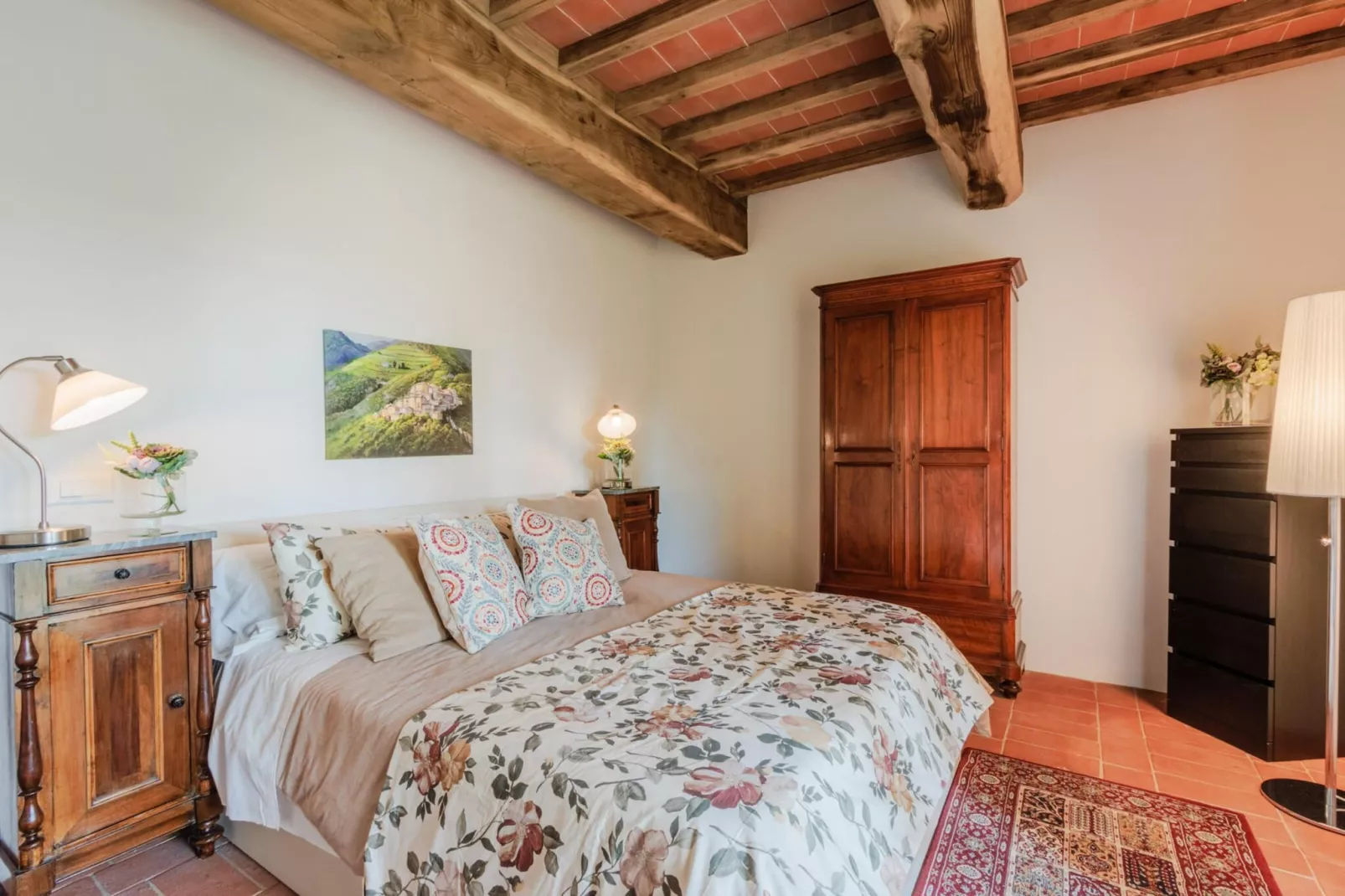 Casa Lucchese at Borghetto Farmhouse - Slaapkamer