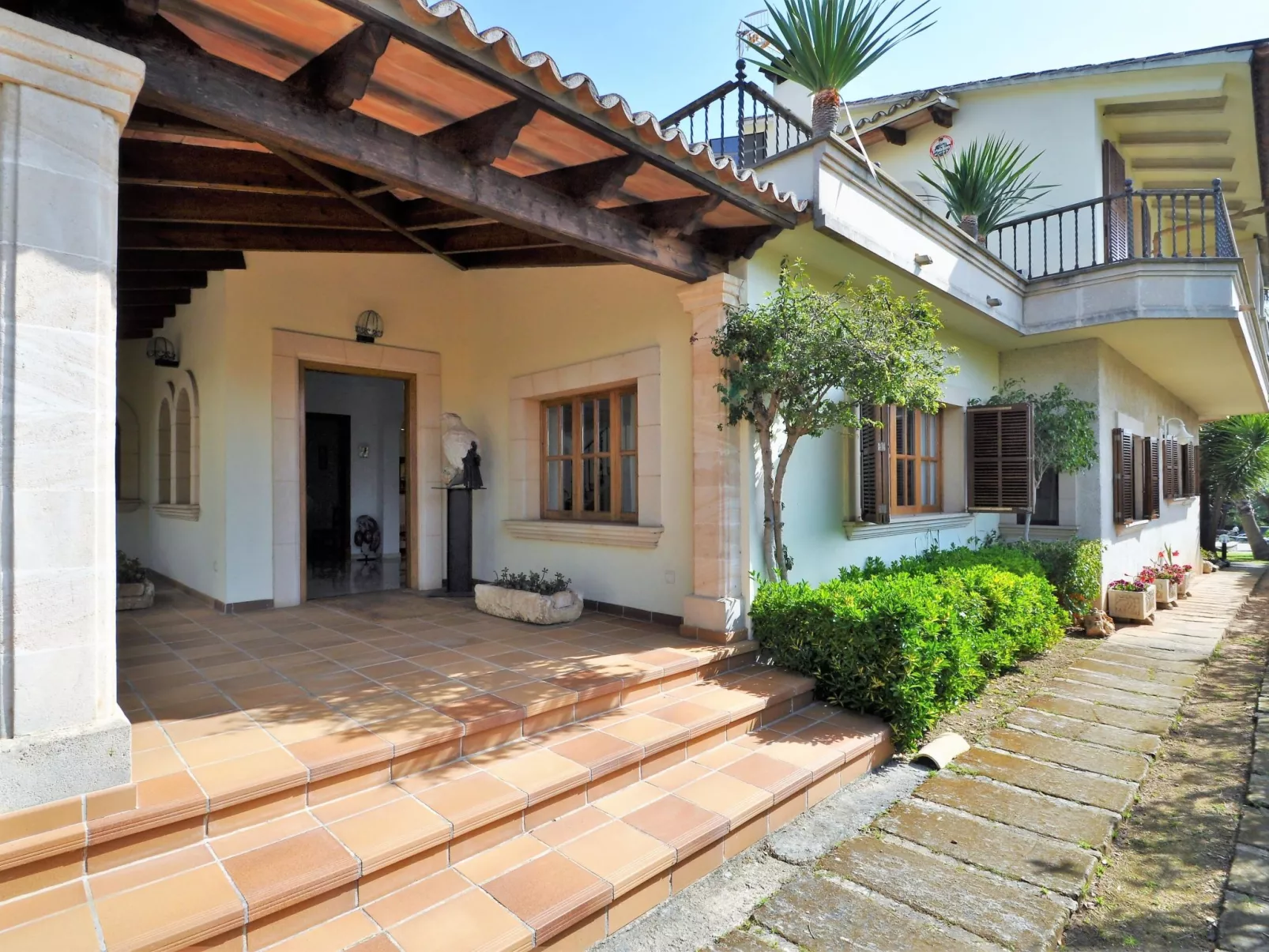 Finca CAN GUAL en Inca para 8 personas con piscina privada y vistas despejadas- - Buiten