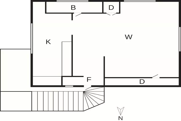 3 Personen vakantie huis in BENGTSFORS - Plattegrond