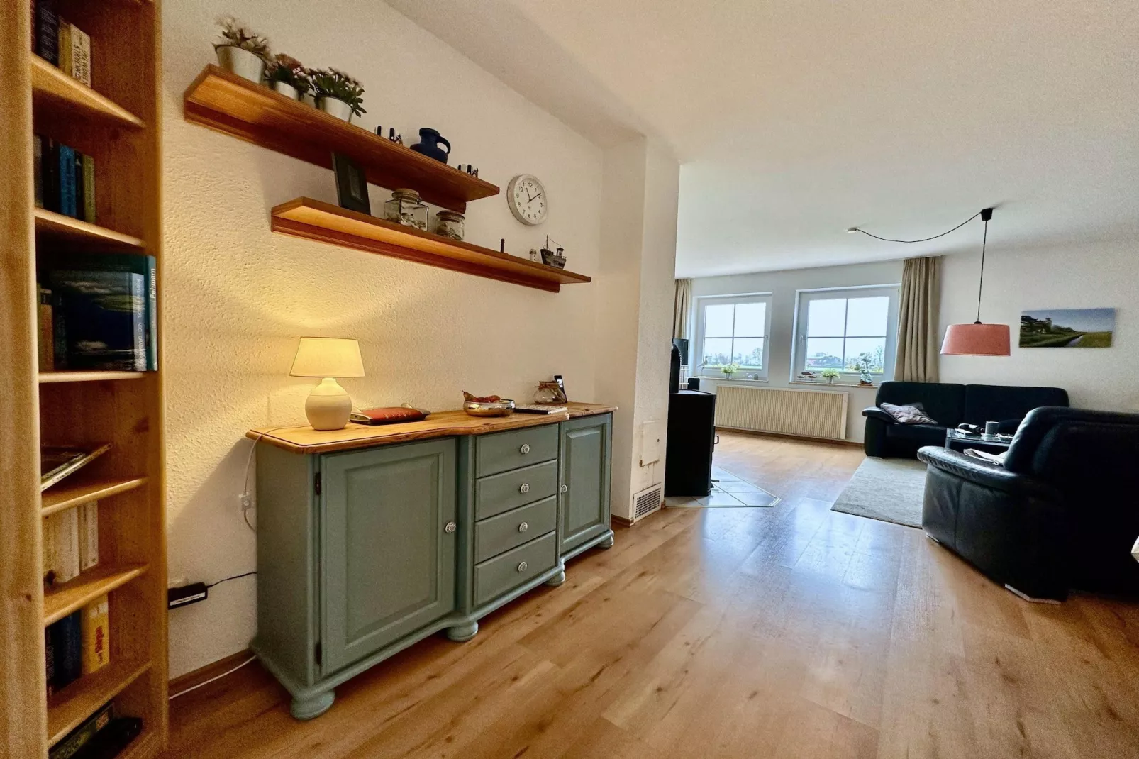 Ferienwohnung Kieferneck - Woonkamer