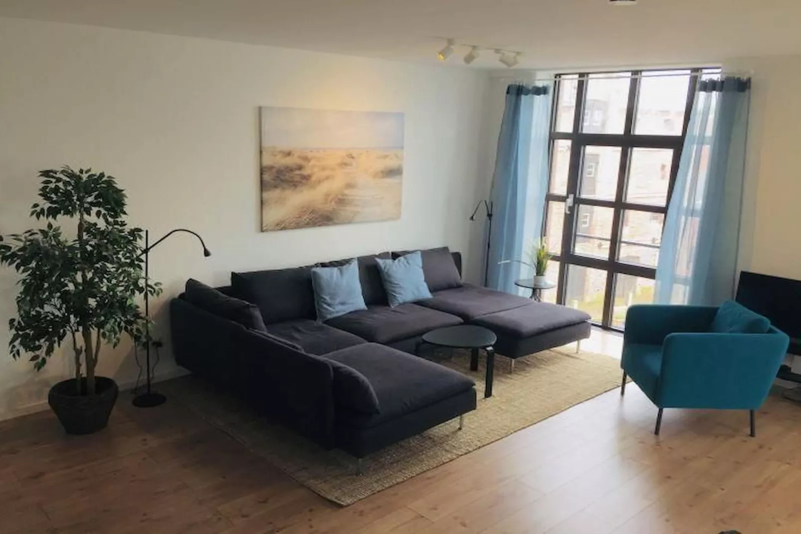 Ferienwohnung meerBlick - Woonkamer