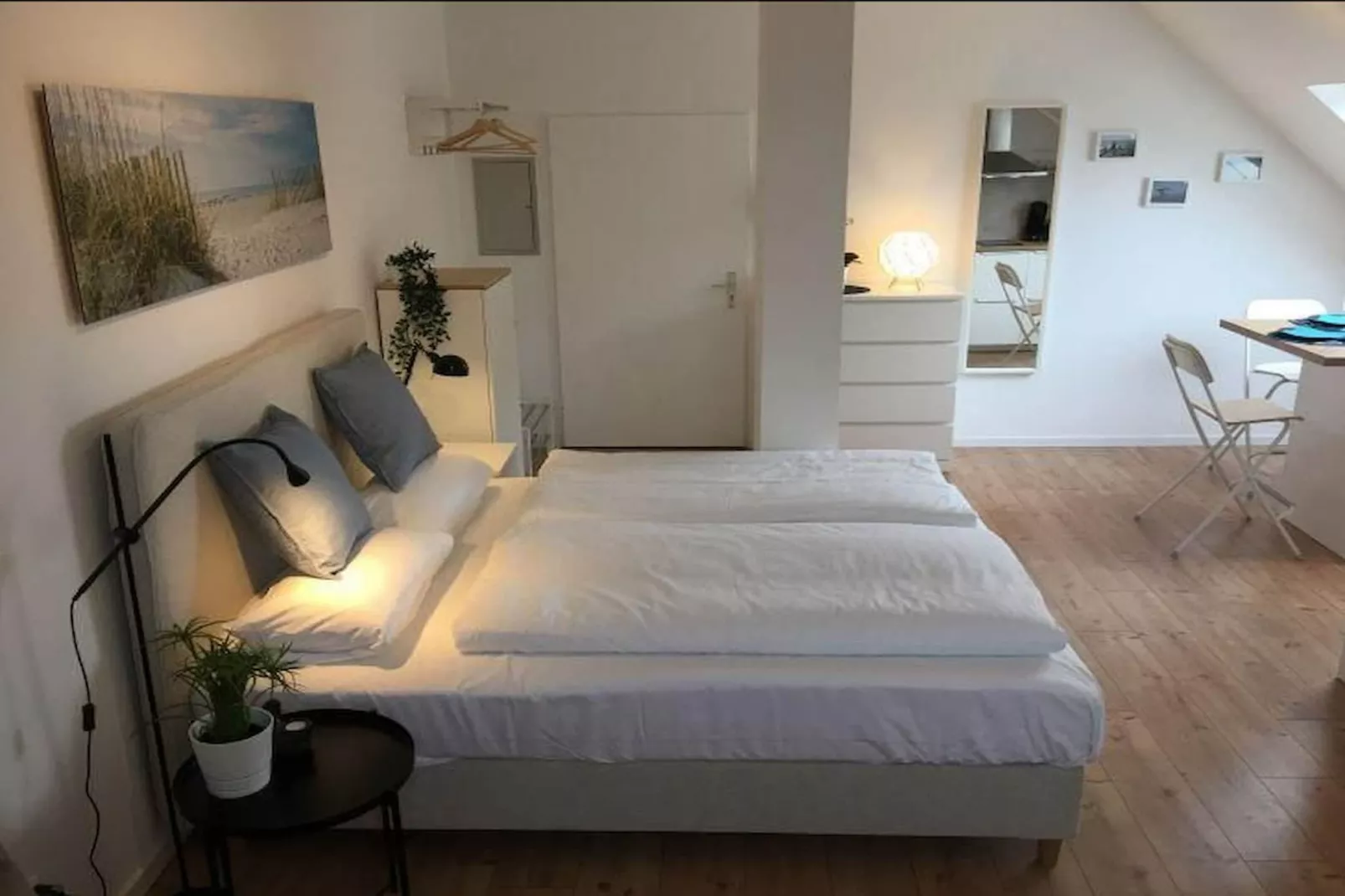 Ferienwohnung meerHAFEN - Slaapkamer
