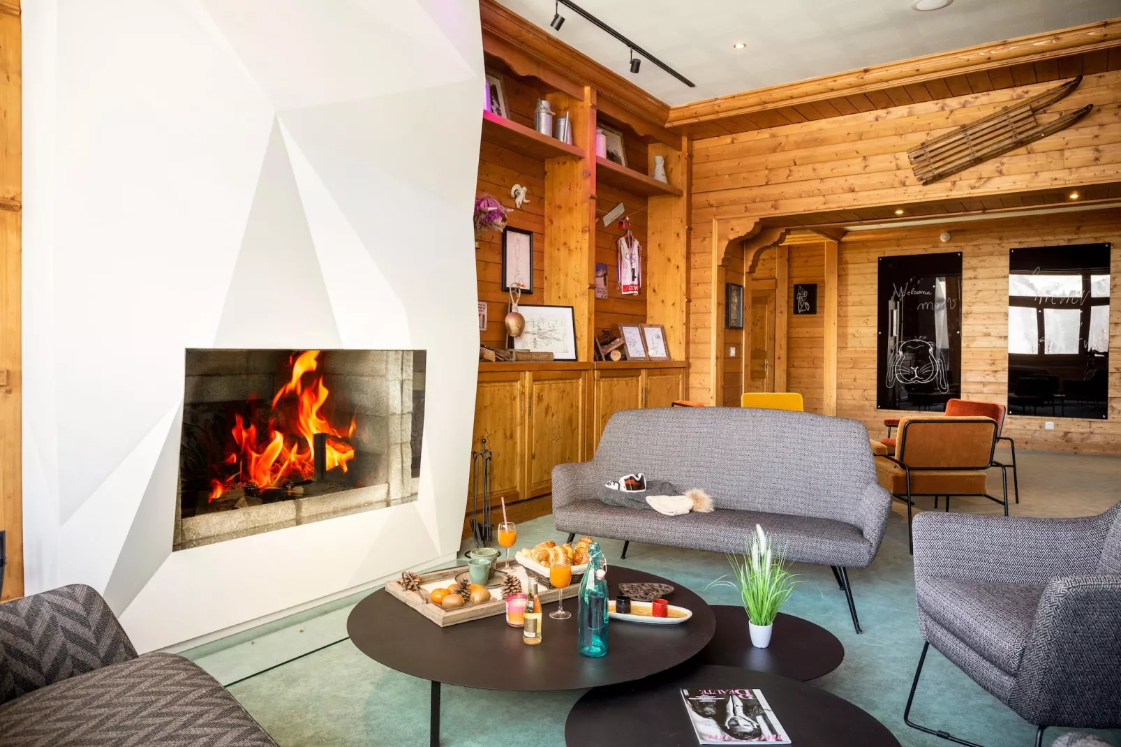 Village Club MMV Plagne 2000  Room for 2 people - Woonkamer