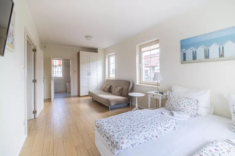 Apartament nr 7 dla 4 osób Dębki - Slaapkamer