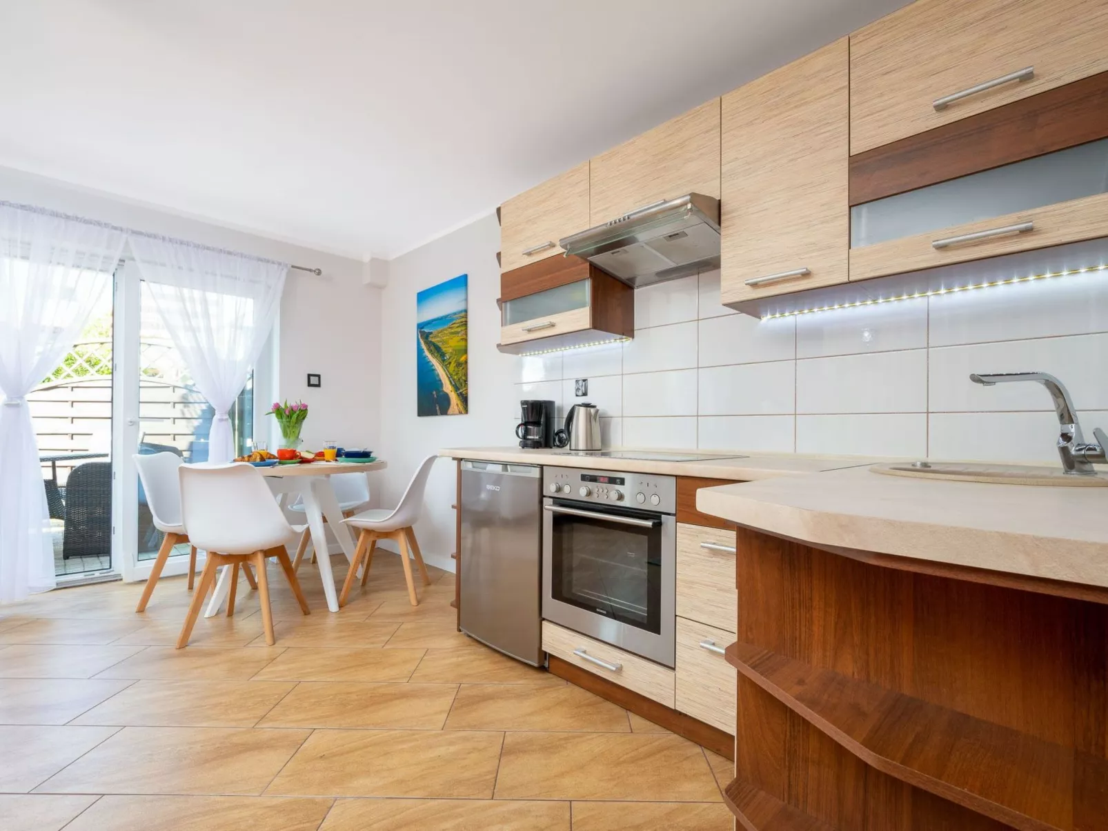 Wohnung in Darlowo mit Terrasse - Binnen
