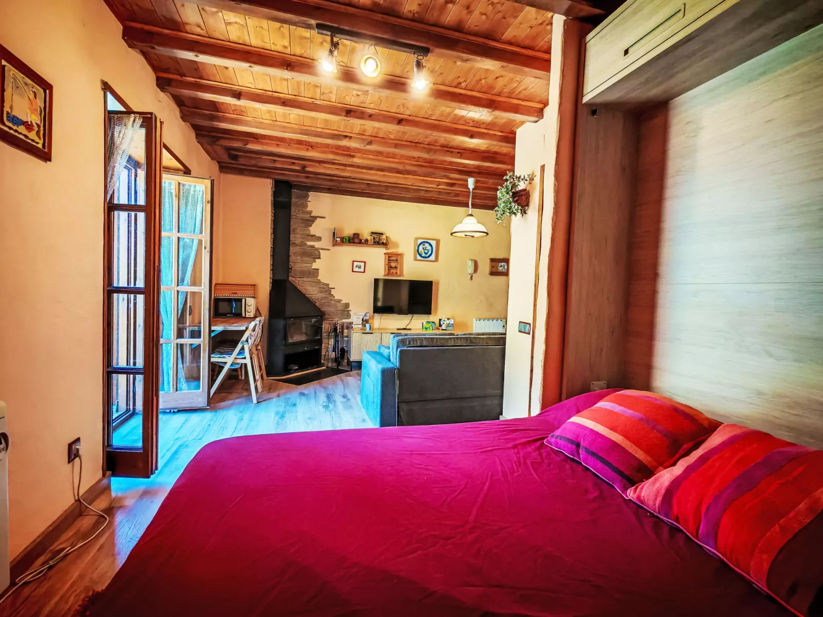 Studio mit Kamin Cosmos 3 Vall de Boí - Binnen