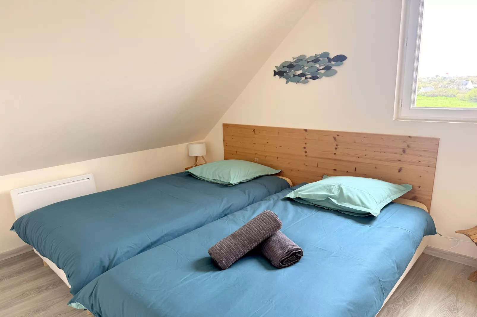 Ferienhaus mit Panoramablick Le Conquet - Slaapkamer