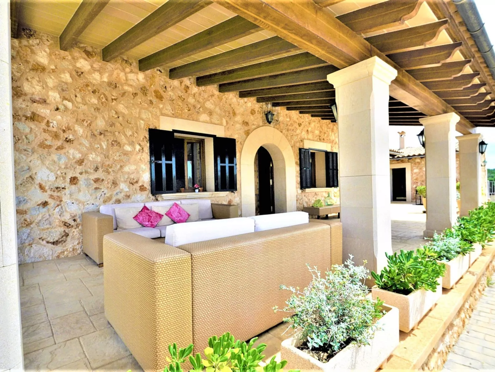 CAS BORRASSOS- Finca con piscina privada a 10 minutos de Palma.. BBQ. Wifi - Wi - Binnen