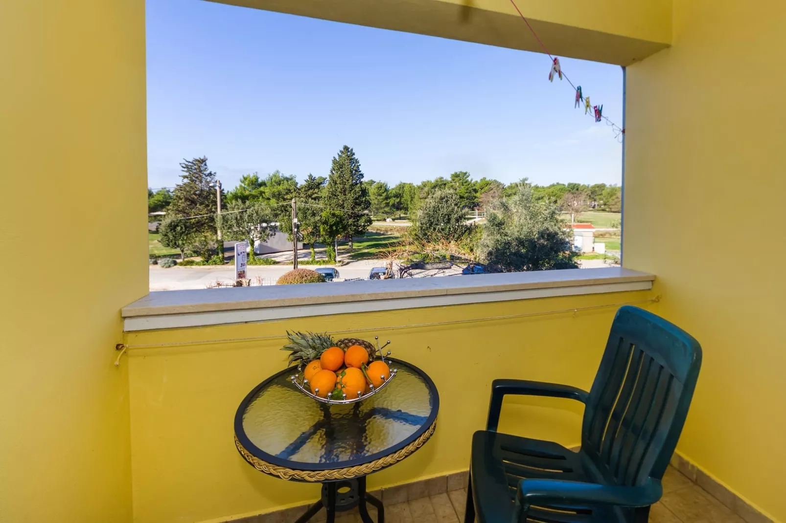 Beachfront apartment Mareo 6 - Terrasbalkon