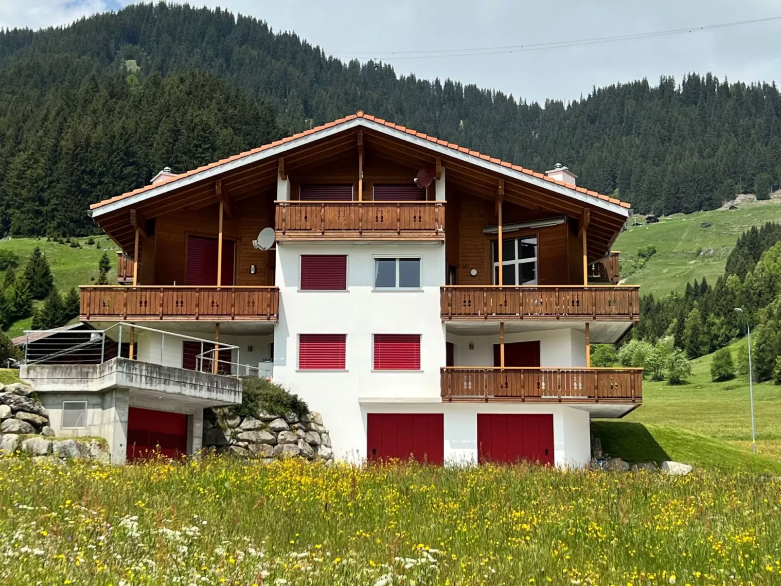 Casa Diala Panorama, (Segnas/Disentis). - Buiten
