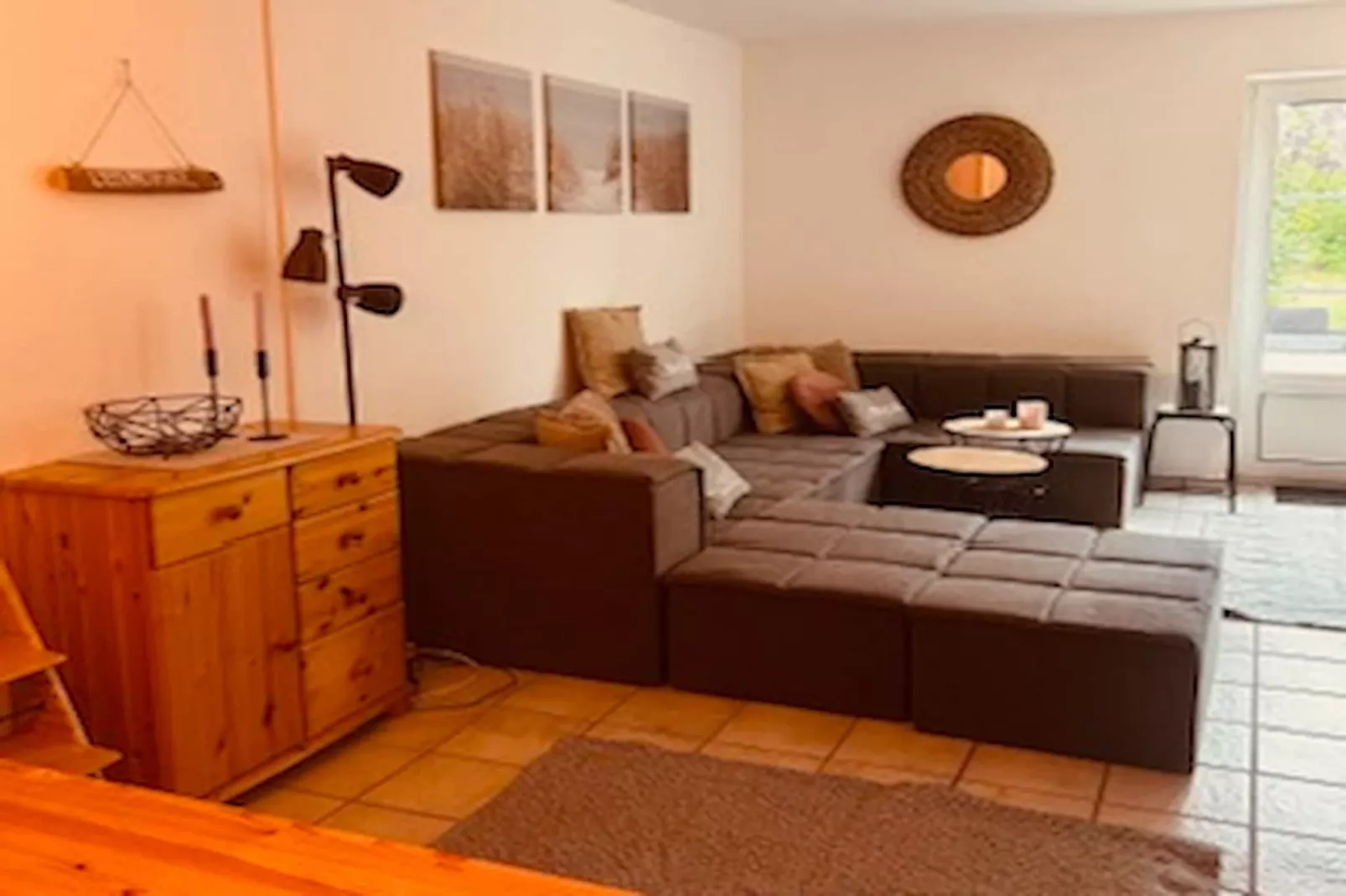 Ferienwohnung Lieblingsplatz - Woonkamer