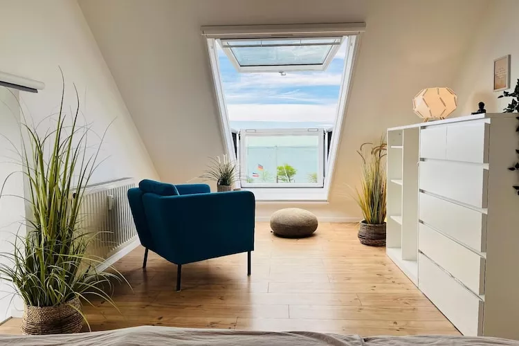 Ferienwohnung meerBlick - Woonkamer