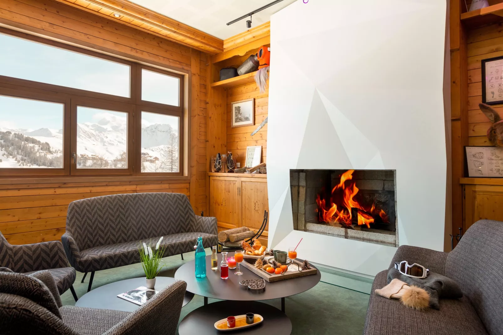 Village Club MMV Plagne 2000  Room for 3 people - Woonkamer
