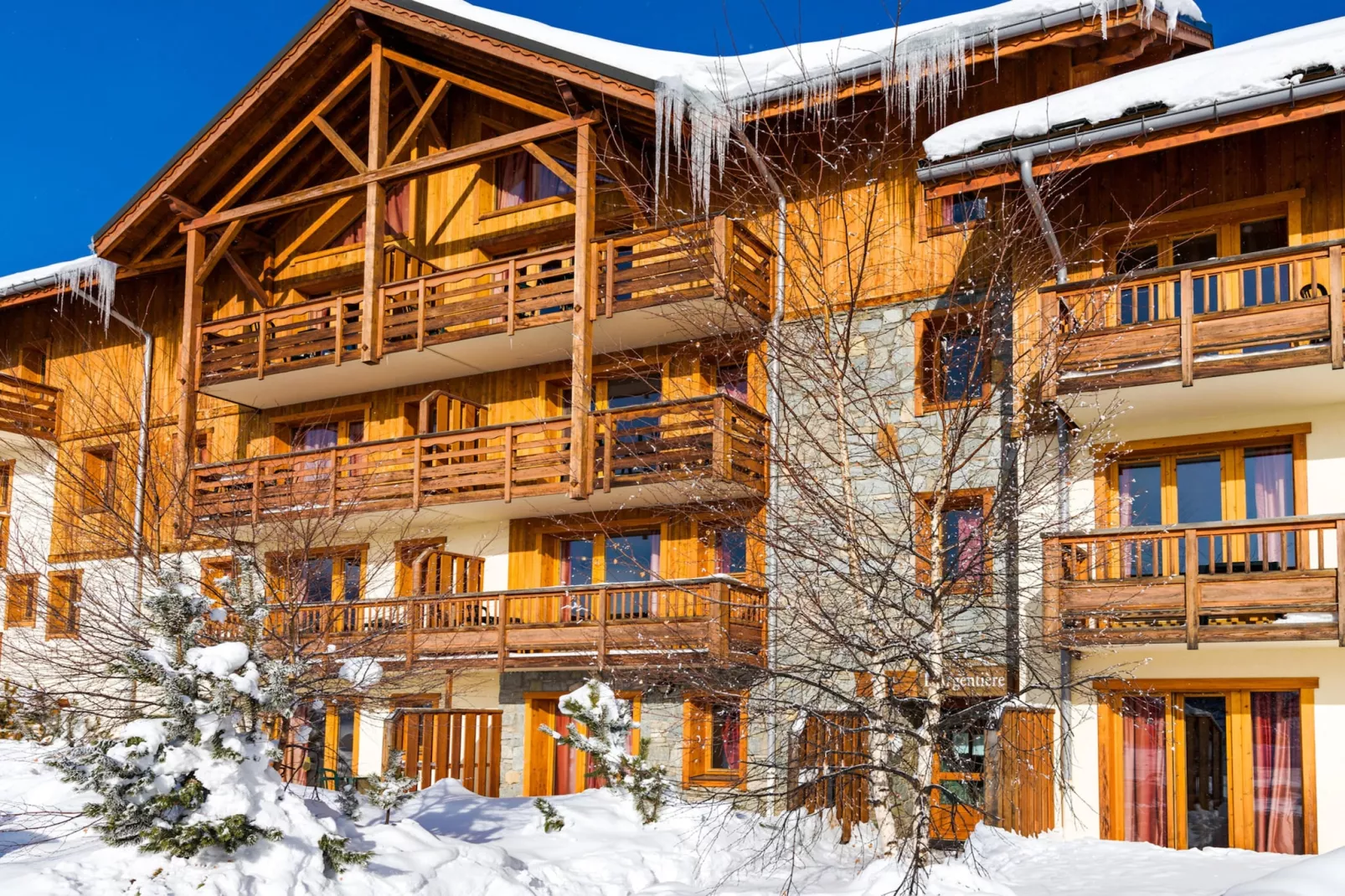 Résidence L'Ecrin des Sybelles 4-Room Duplex Apartment - 8 People OTA - Exterieur winter