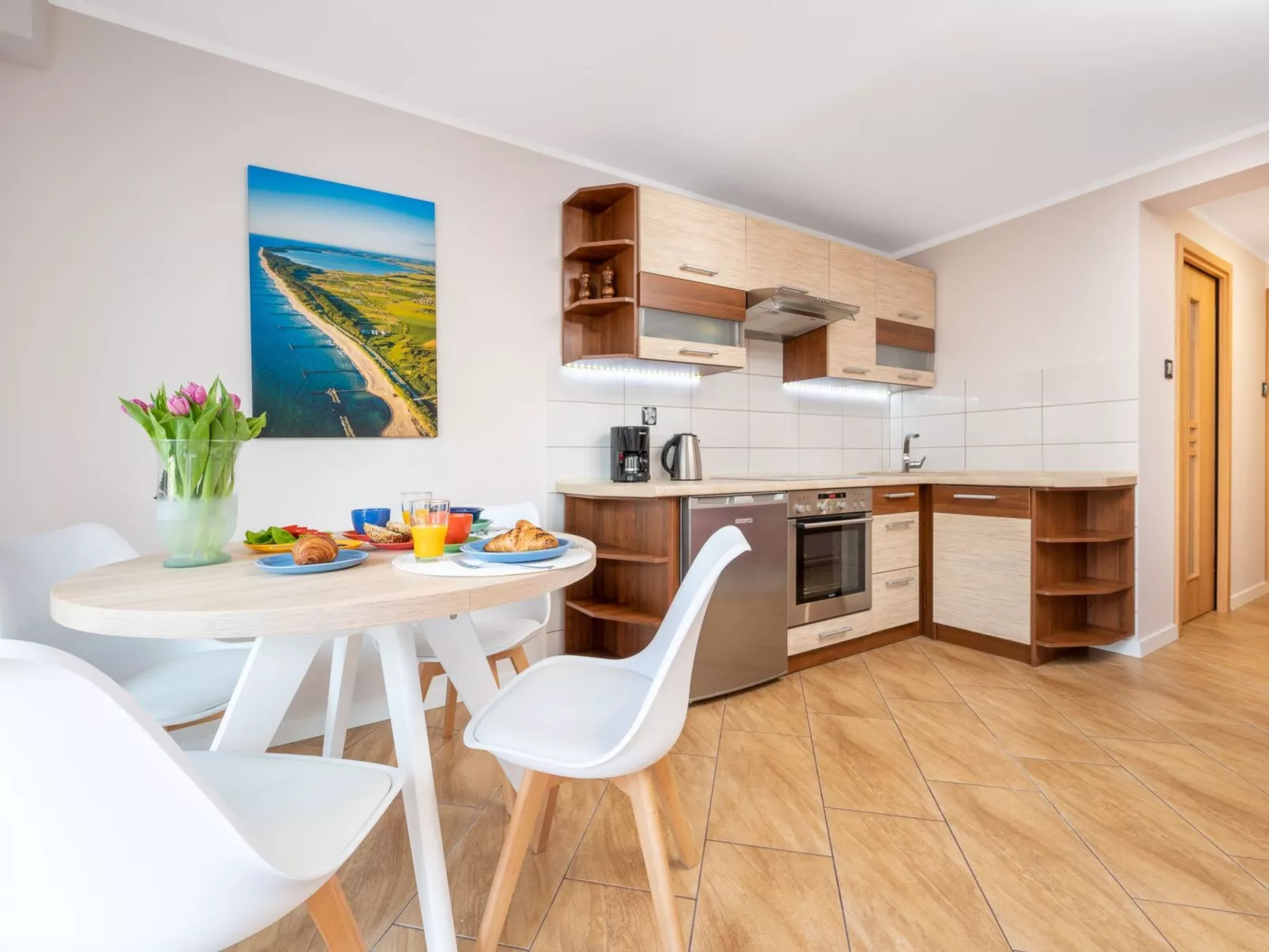 Wohnung in Darlowo mit Terrasse - Binnen