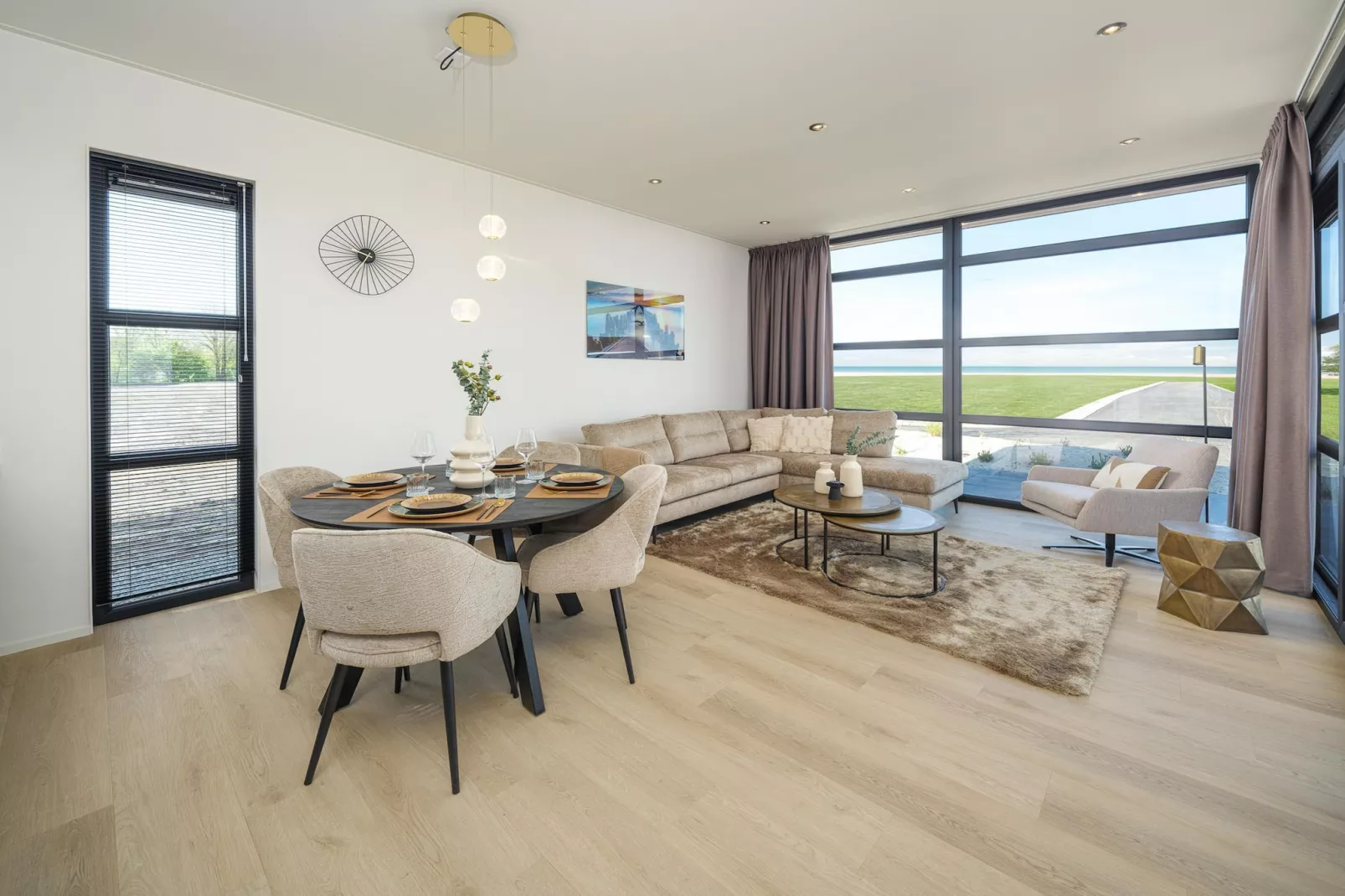Villa L-Meerzicht | 4 pers. Roof Terrace - Woonkamer