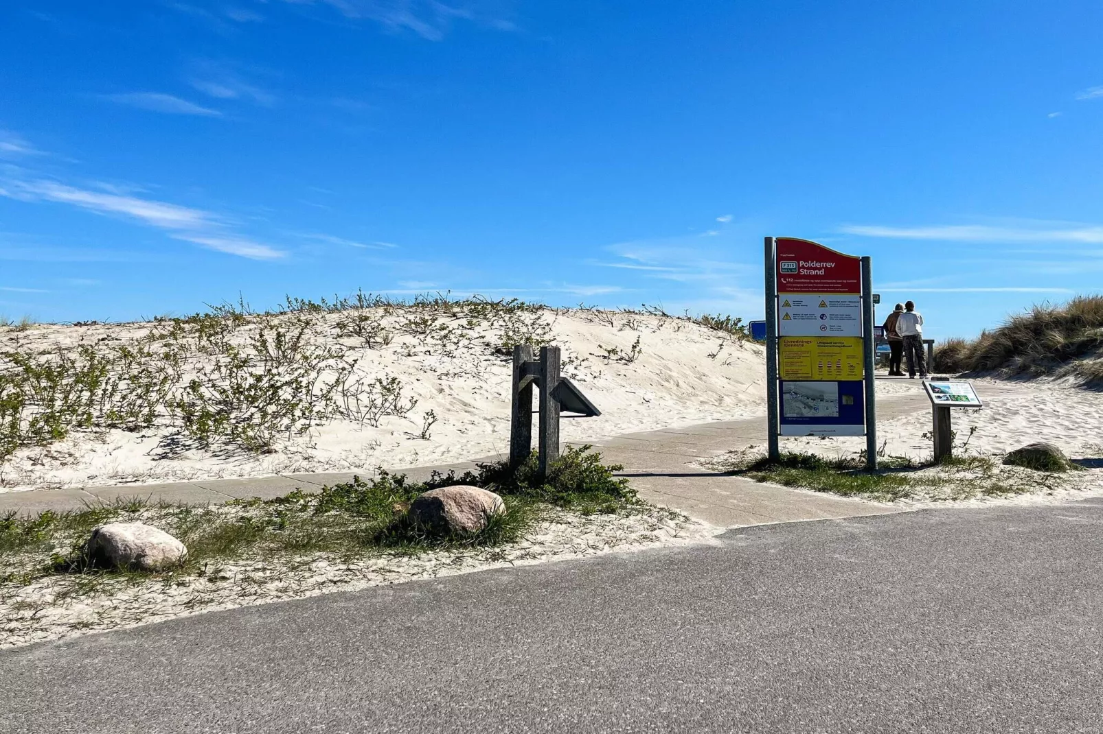 Strandhuisje met aanbouw - Uitzicht