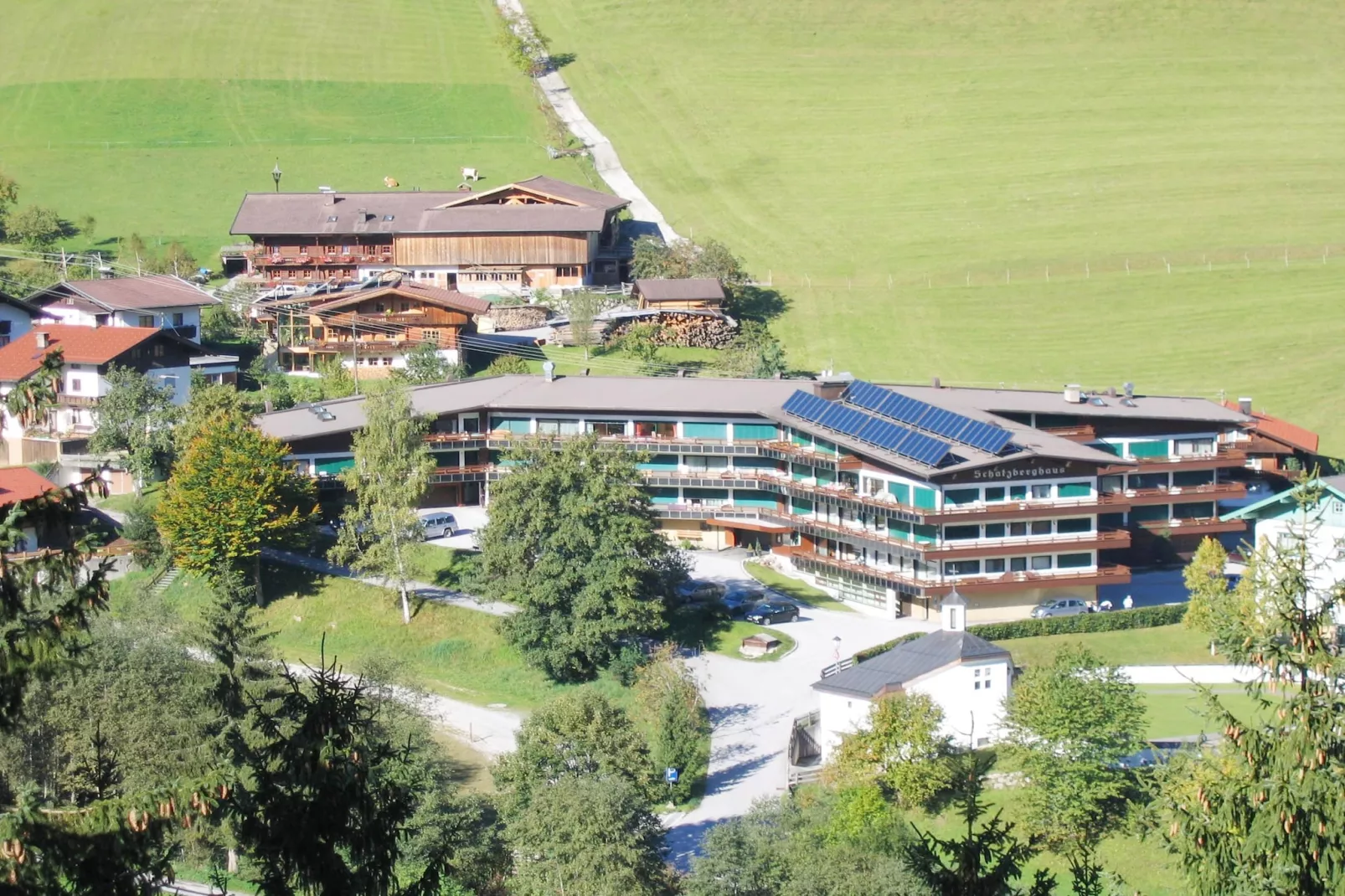 Apartments Schatzberg Haus - Typ B - Buitenkant zomer