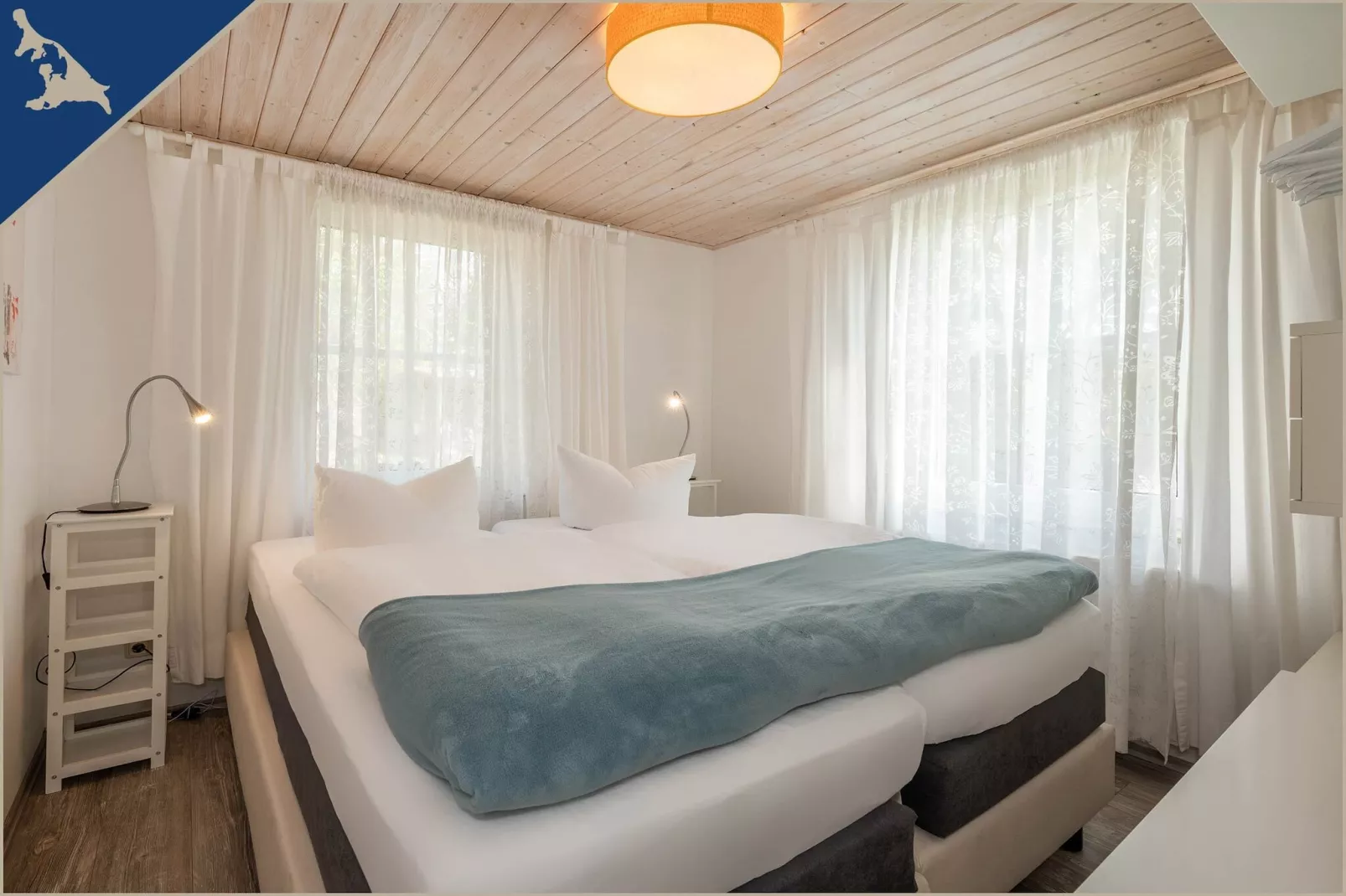 Ferienwohnung am Achterwasser Lütow 4 P - Slaapkamer