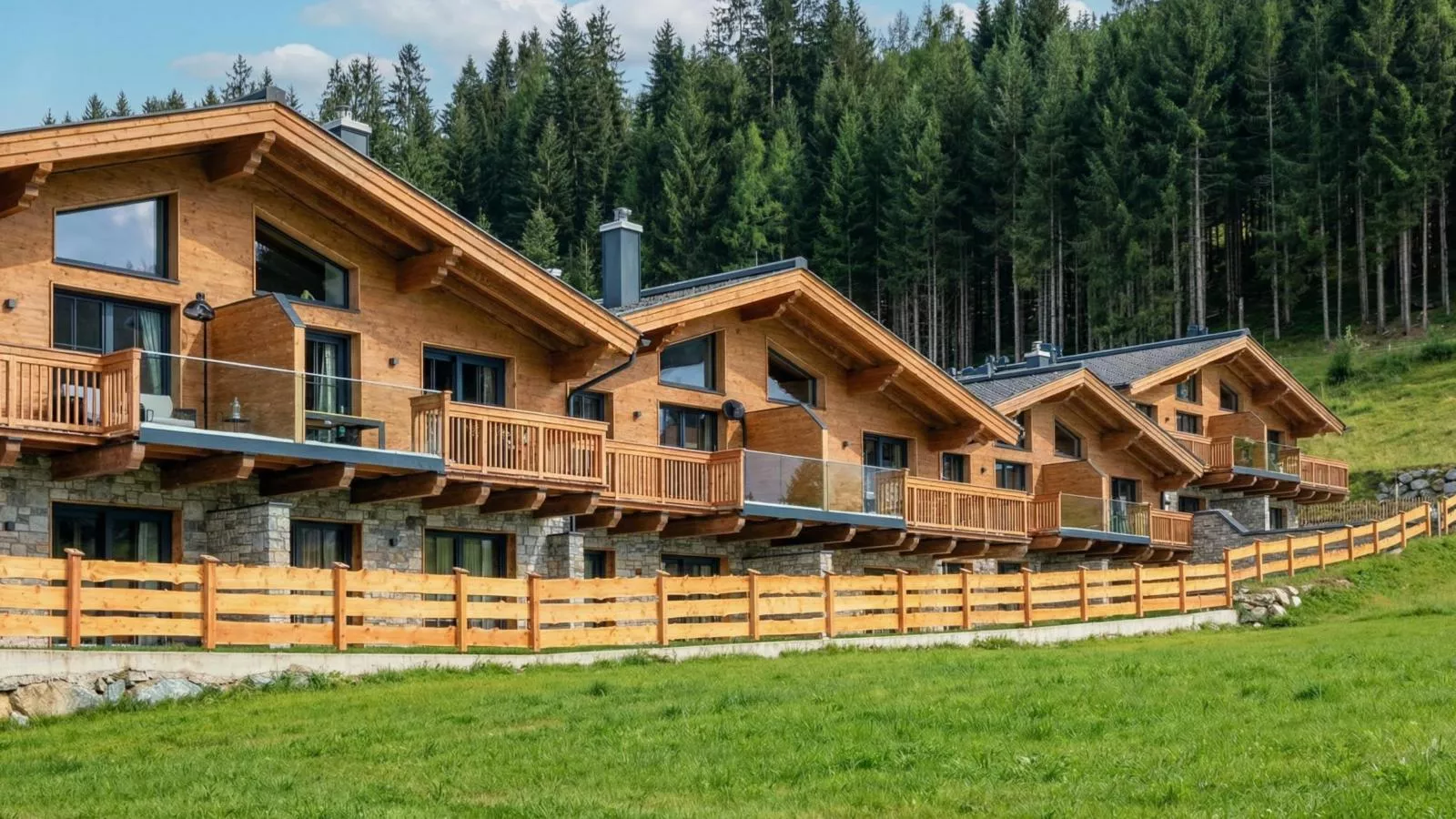 Chalet Gipfel Lodge Alpine Style - Buitenkant zomer
