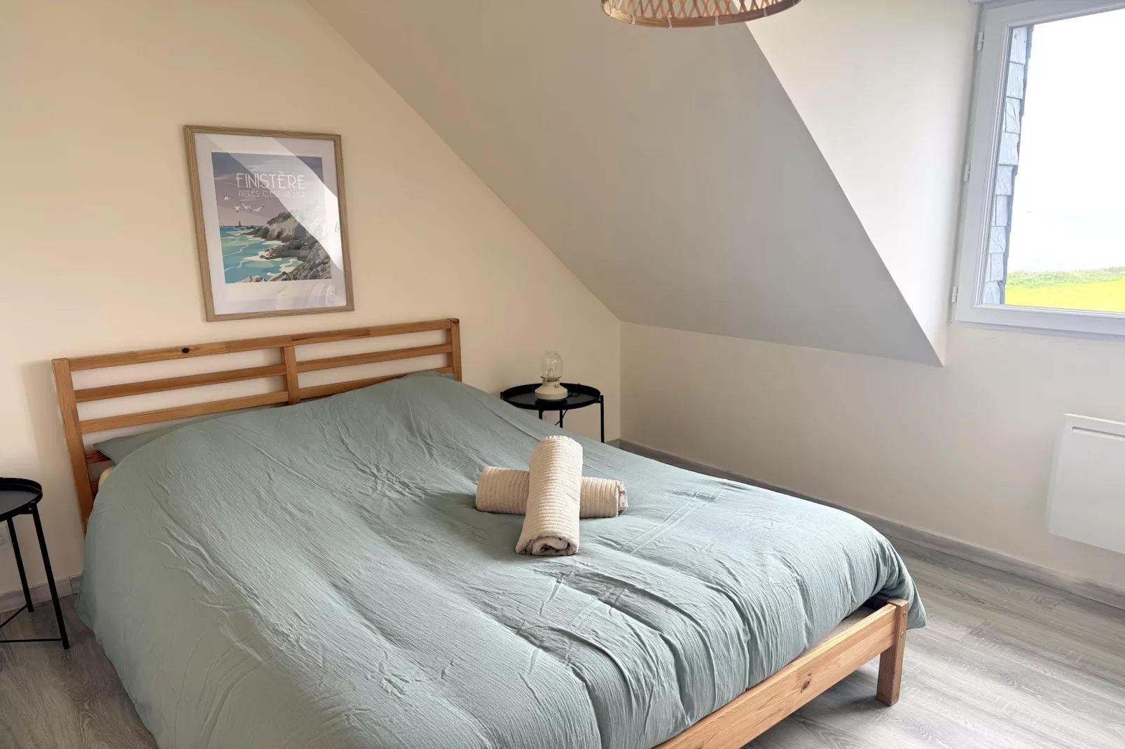 Ferienhaus mit Panoramablick Le Conquet - Slaapkamer