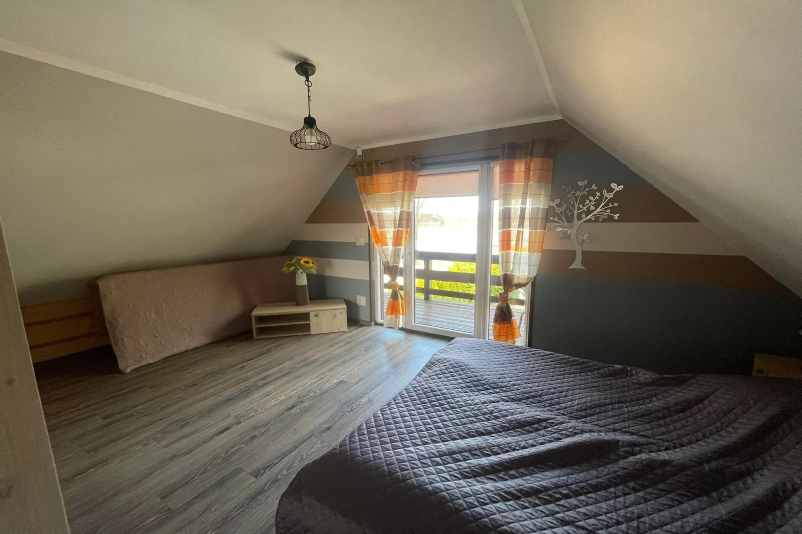 	Dom wakacyjny nad jeziorem Goszcza w Lubrzy dla max 5 osób - Slaapkamer