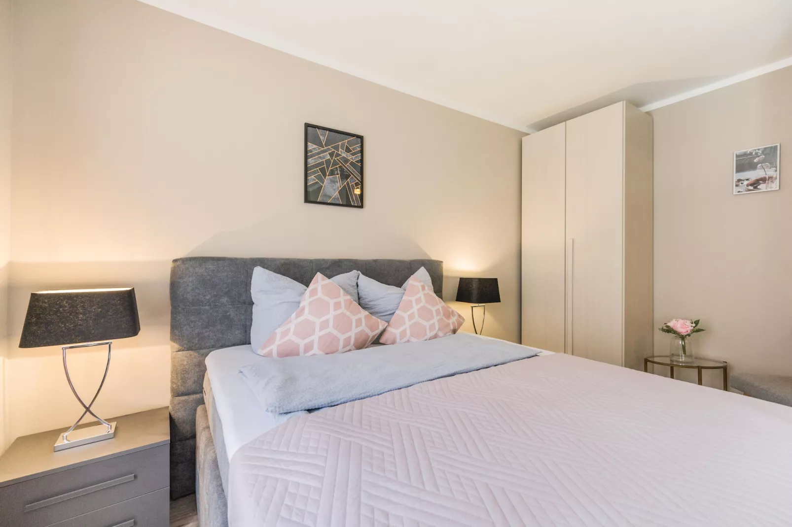 Apartment für Monteure Bad Camberg - Slaapkamer
