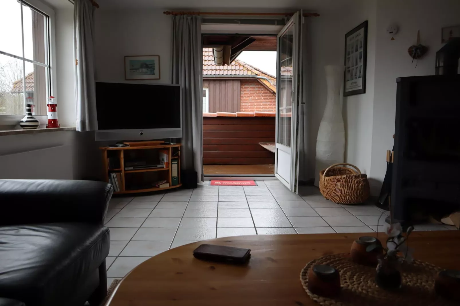 Ferienwohnung Meeresrauschen - Woonkamer