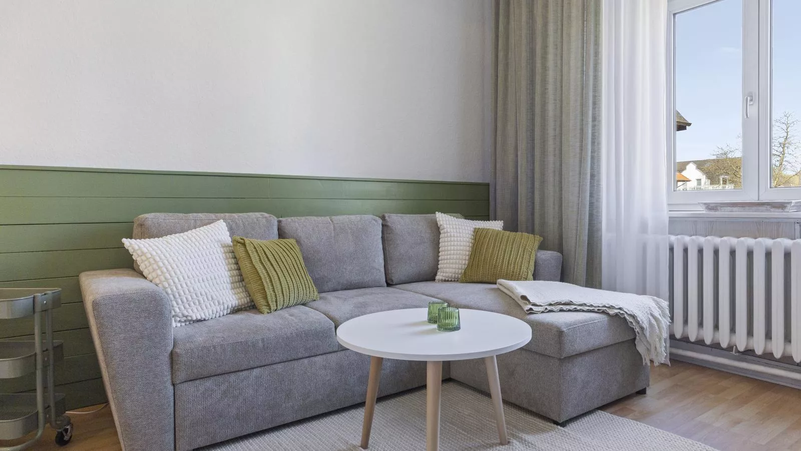 Villa Erika W7 Marianne mit Strandkorb - Woonkamer
