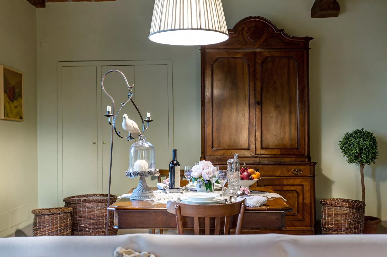 Il Frantoio Farmhouse Apartment - Eetkamer