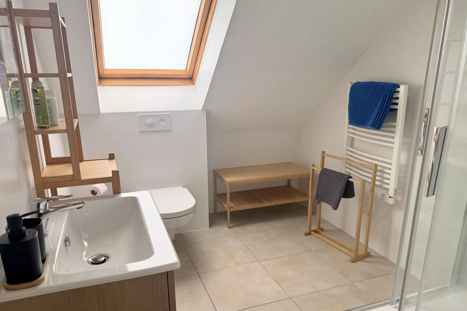 Ferienhaus mit Panoramablick Le Conquet - Badkamer