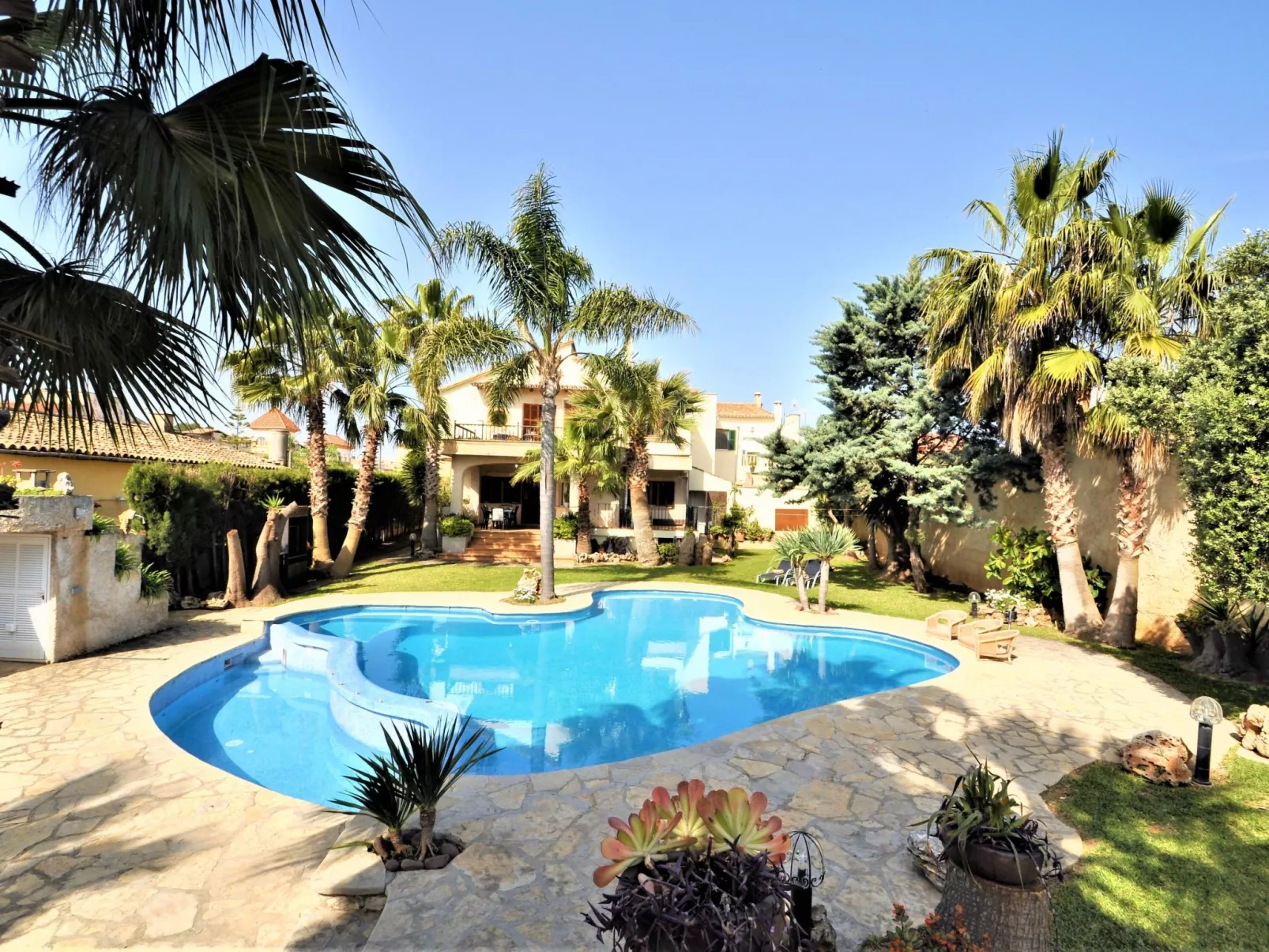 Finca CAN GUAL en Inca para 8 personas con piscina privada y vistas despejadas- - Buiten