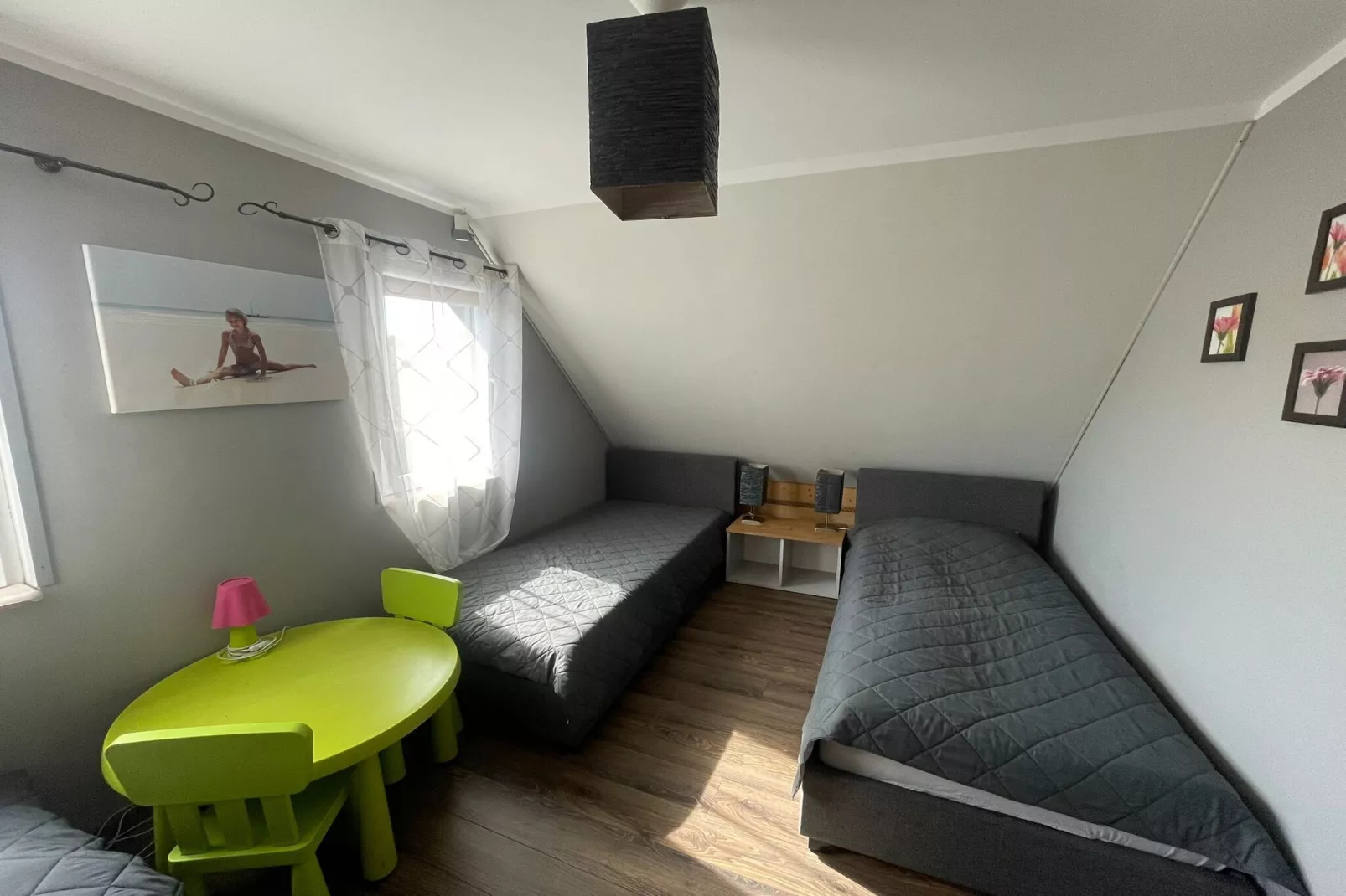 Dom wakacyjny nad jeziorem Goszcza w Lubrzy dla max 4 osób - Slaapkamer