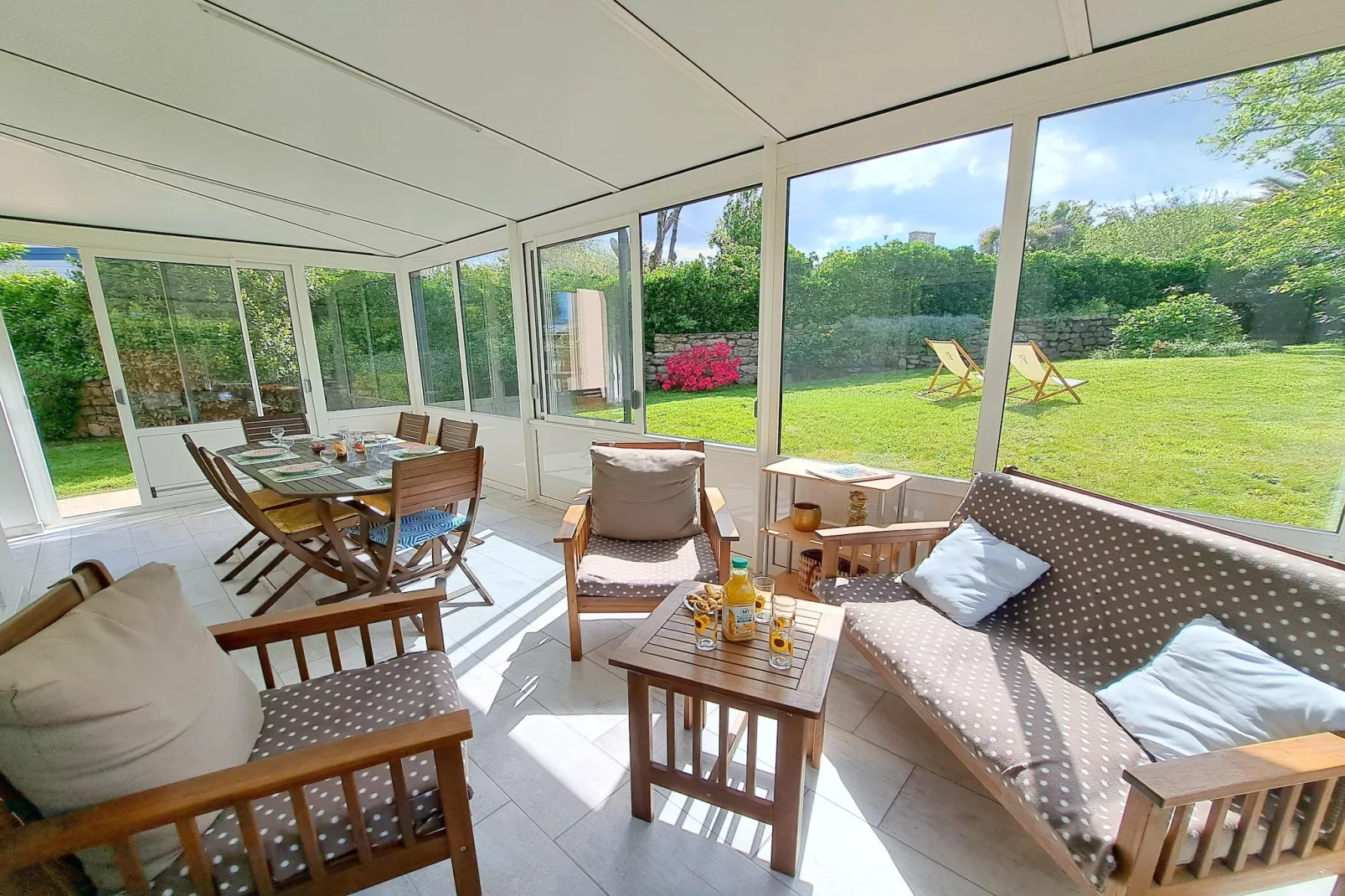 	Ferienhaus in Strandnähe Plouarzel - Woonkamer