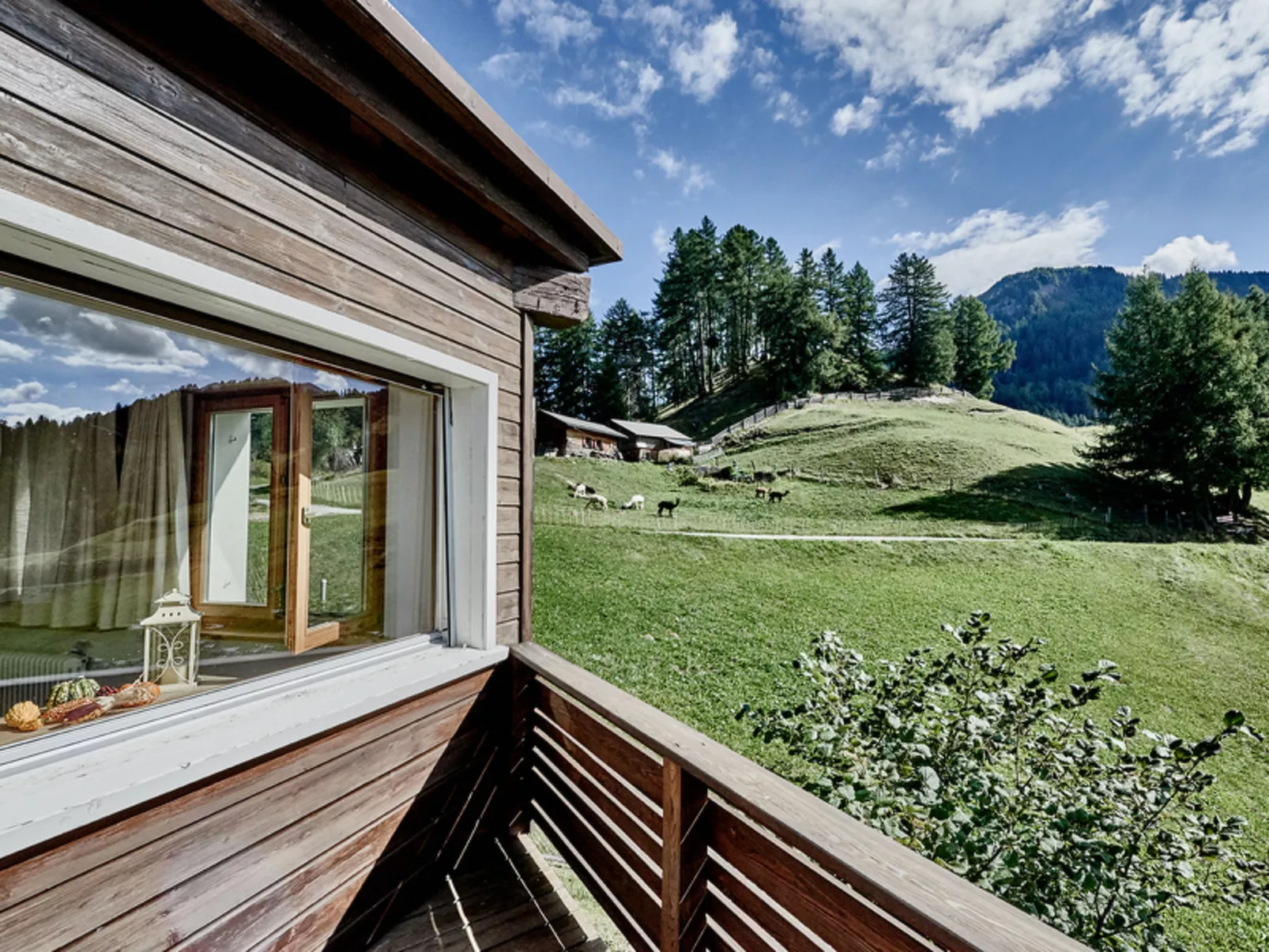 Chalet Lieuretta da Tscharfs, (Feldis). - Buiten