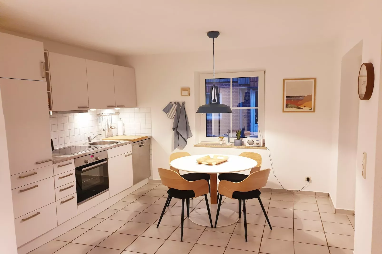 Ferienwohnung Terrasse und Aussicht - Keuken