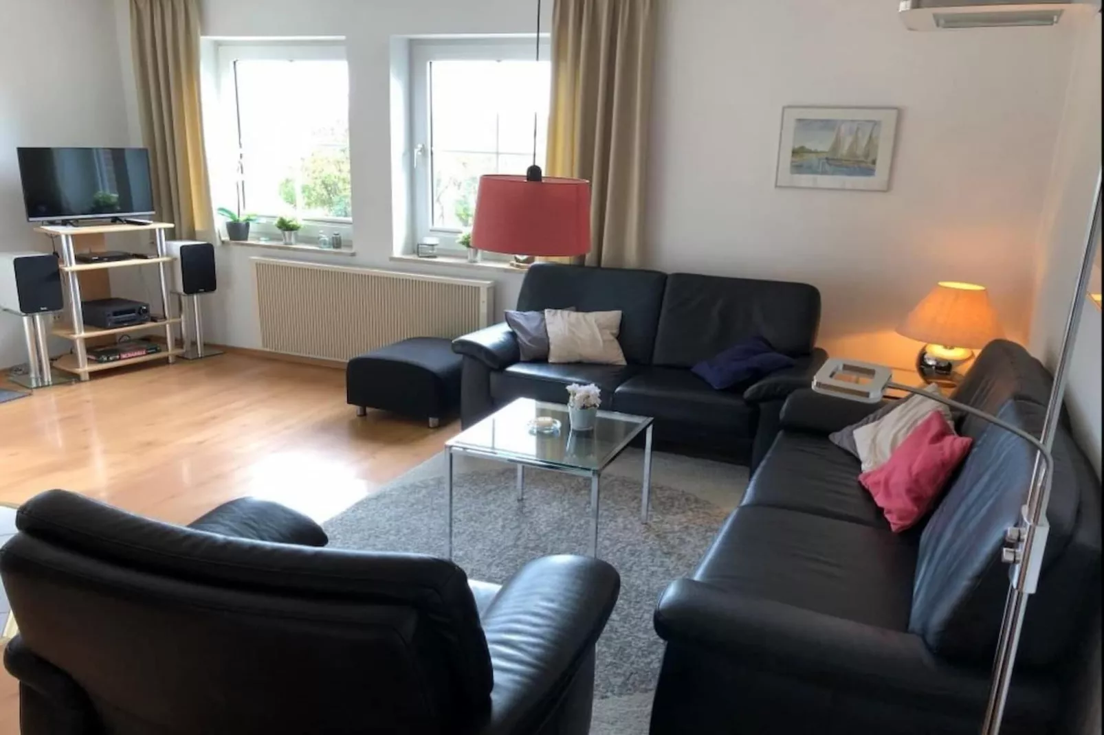 Ferienwohnung Kieferneck - Woonkamer
