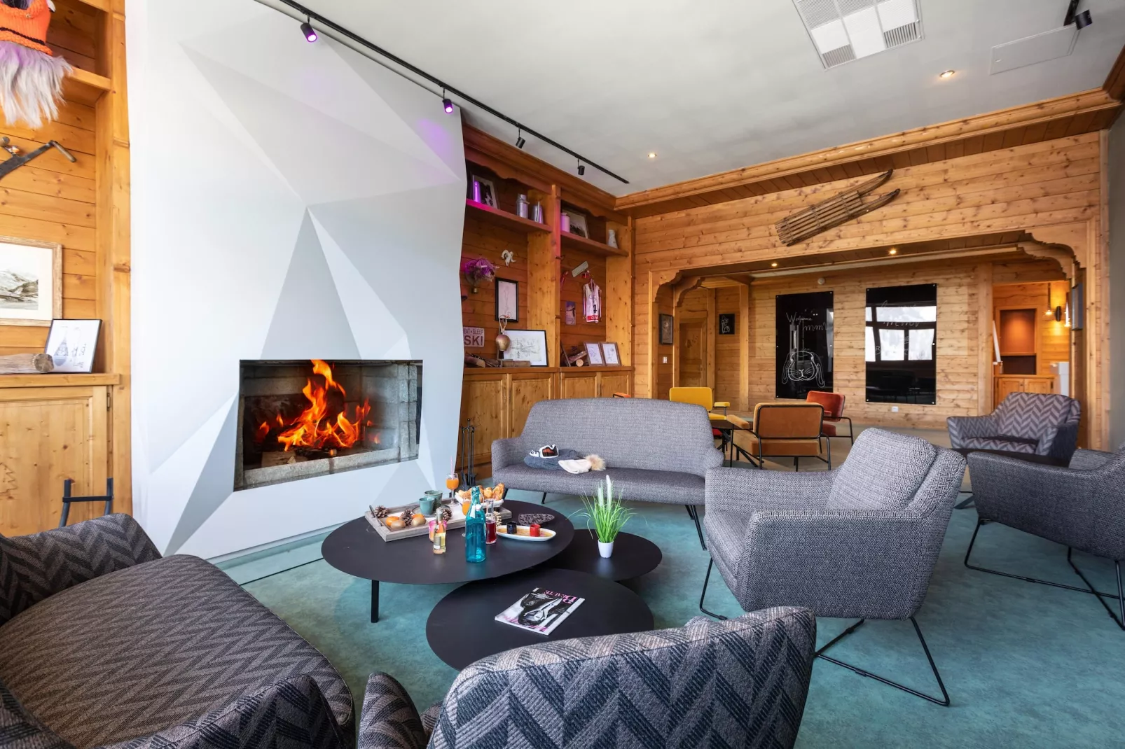 Village Club MMV Plagne 2000  Room for 3 people - Woonkamer