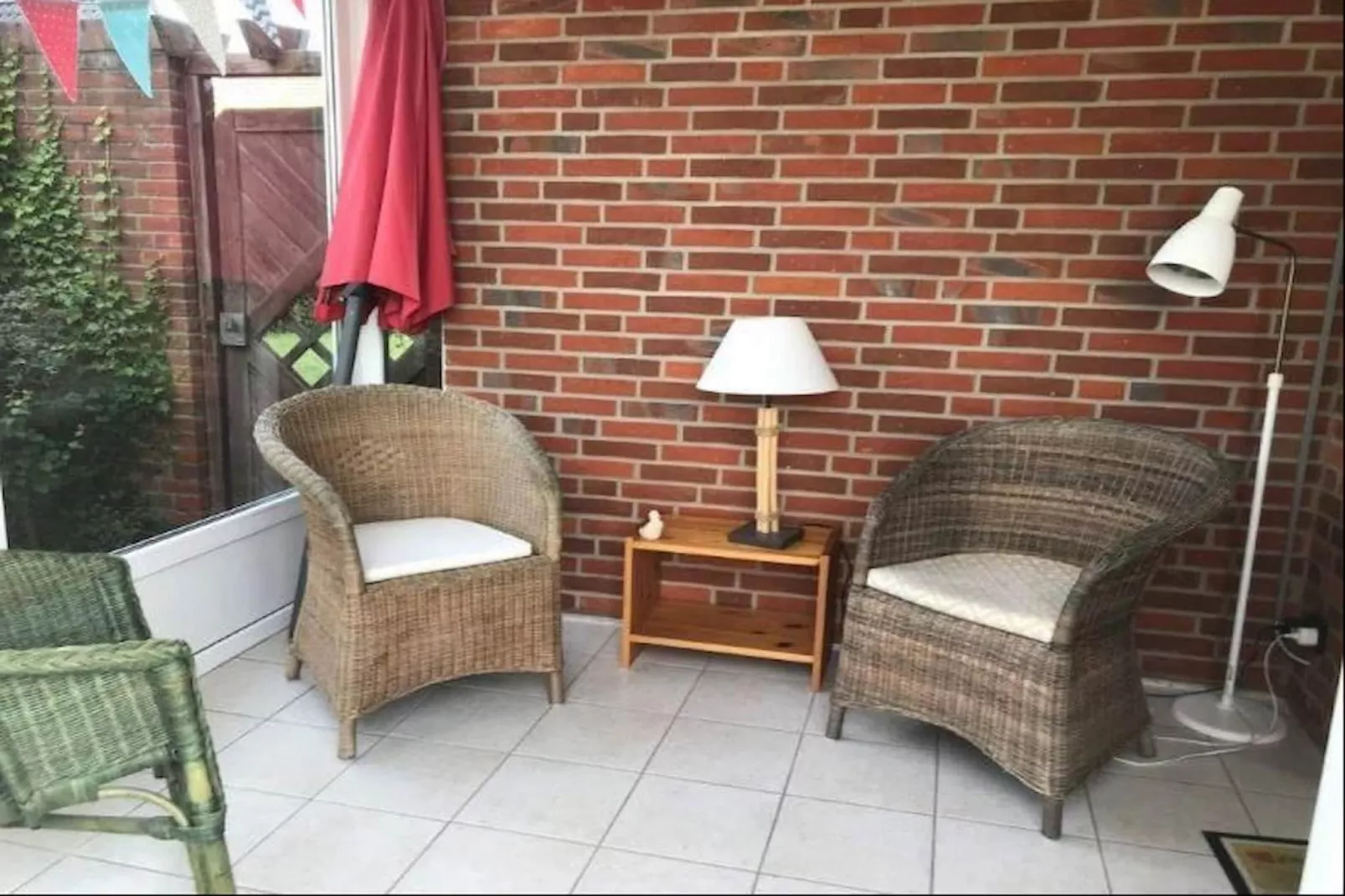 Ferienwohnung Mühlenblick - Terras