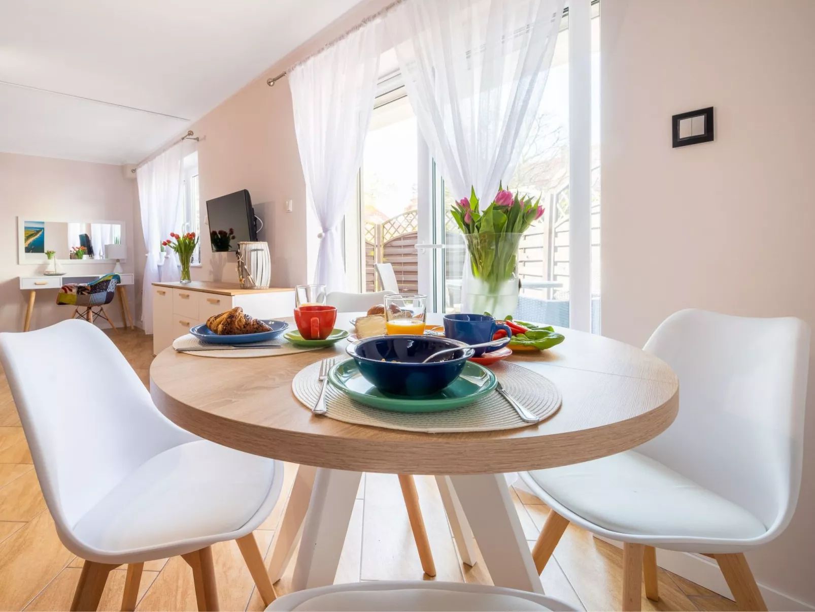 Wohnung in Darlowo mit Terrasse - Binnen