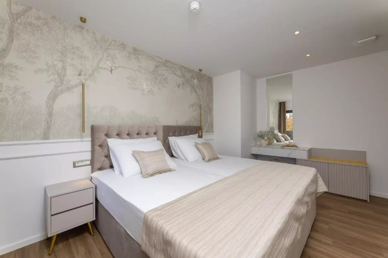 PICTAS Residence - Superior Double or Twin Room with Terrace - Slaapkamer