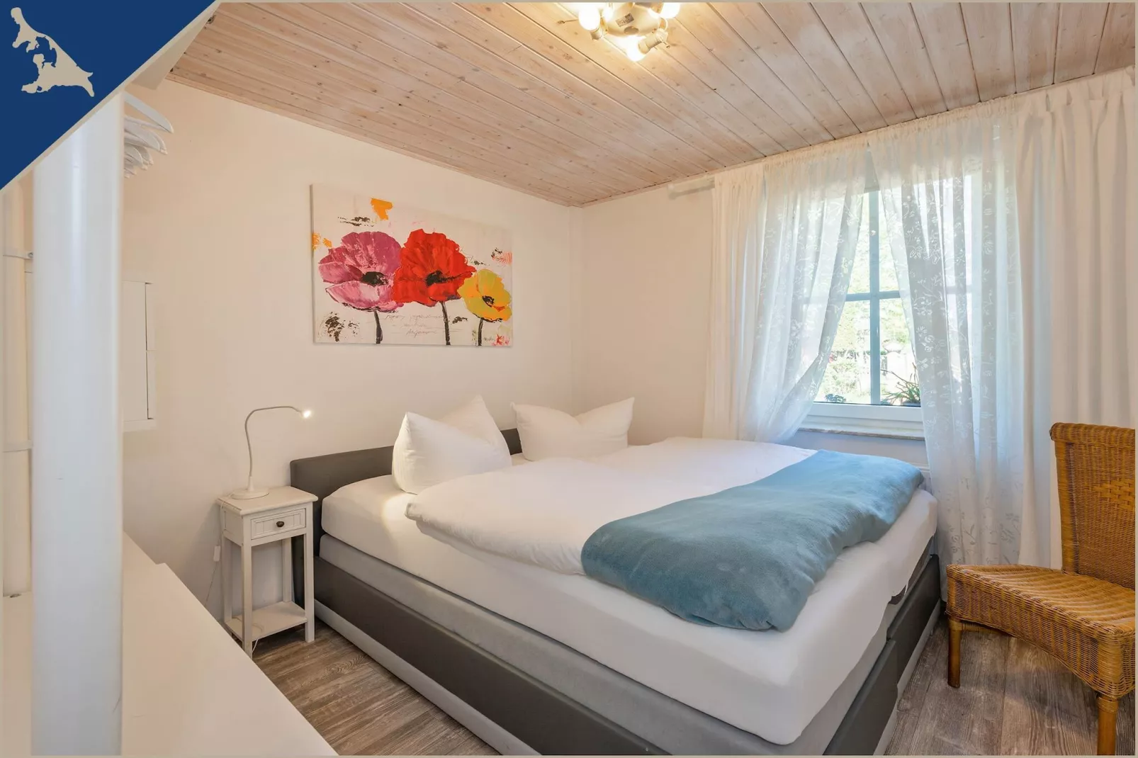 Ferienwohnung am Achterwasser Lütow 4 P - Slaapkamer