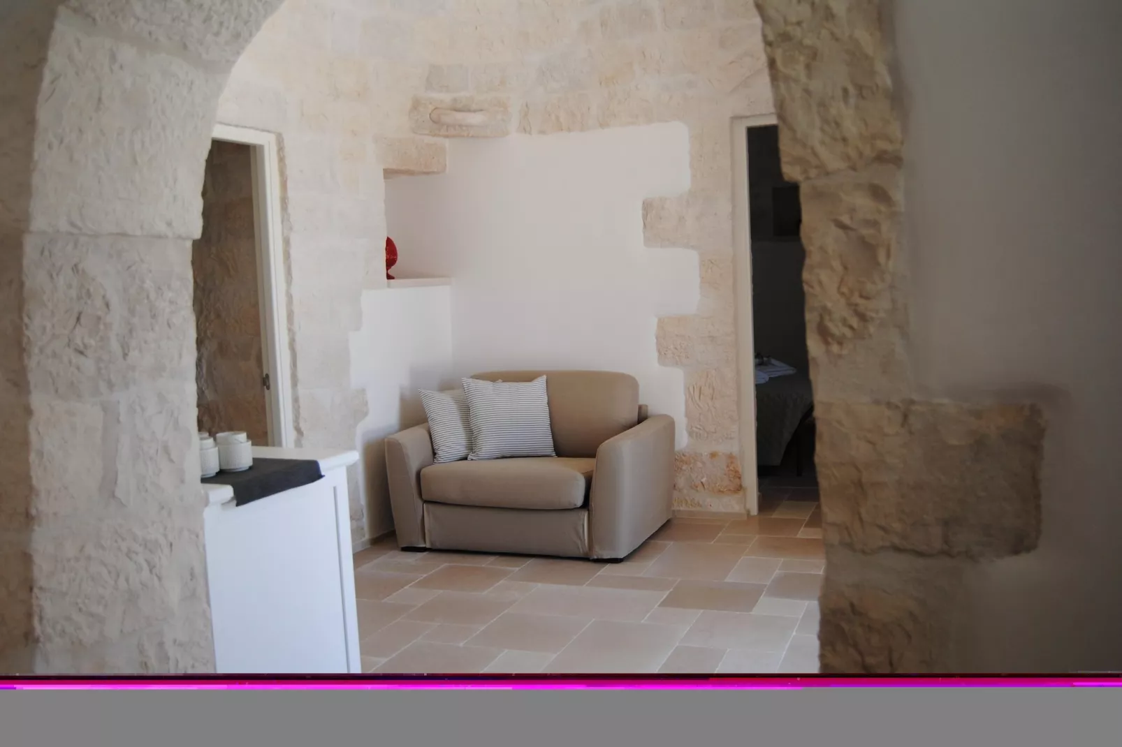 Trullo Rosa Ostuni - Woonkamer