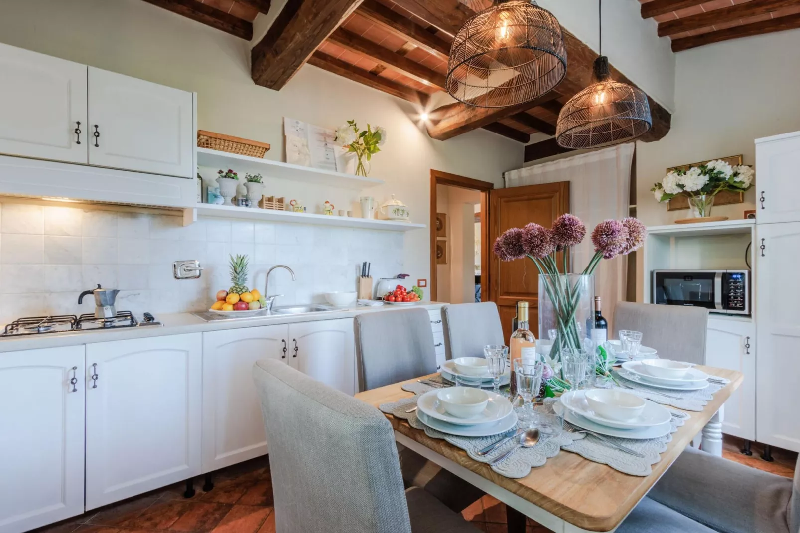 Cicale Farmhouse, 3 bedrooms Farmhouse with Pool - Keuken