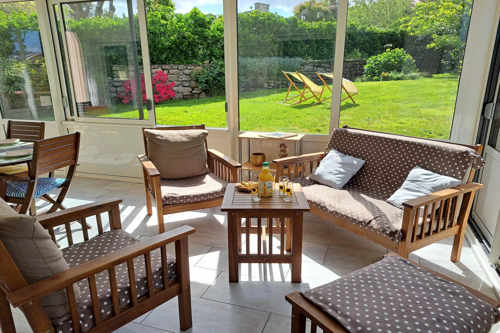	Ferienhaus in Strandnähe Plouarzel - Woonkamer