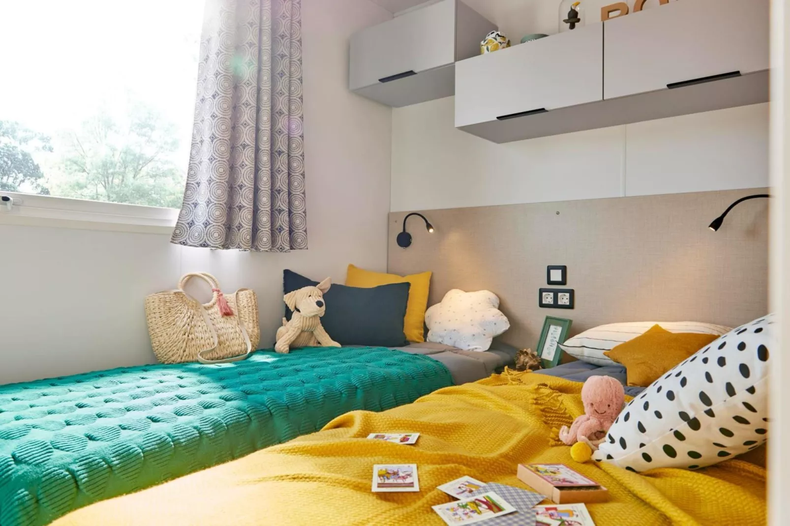 Caravan Bosrand Lembeke 2 - Slaapkamer