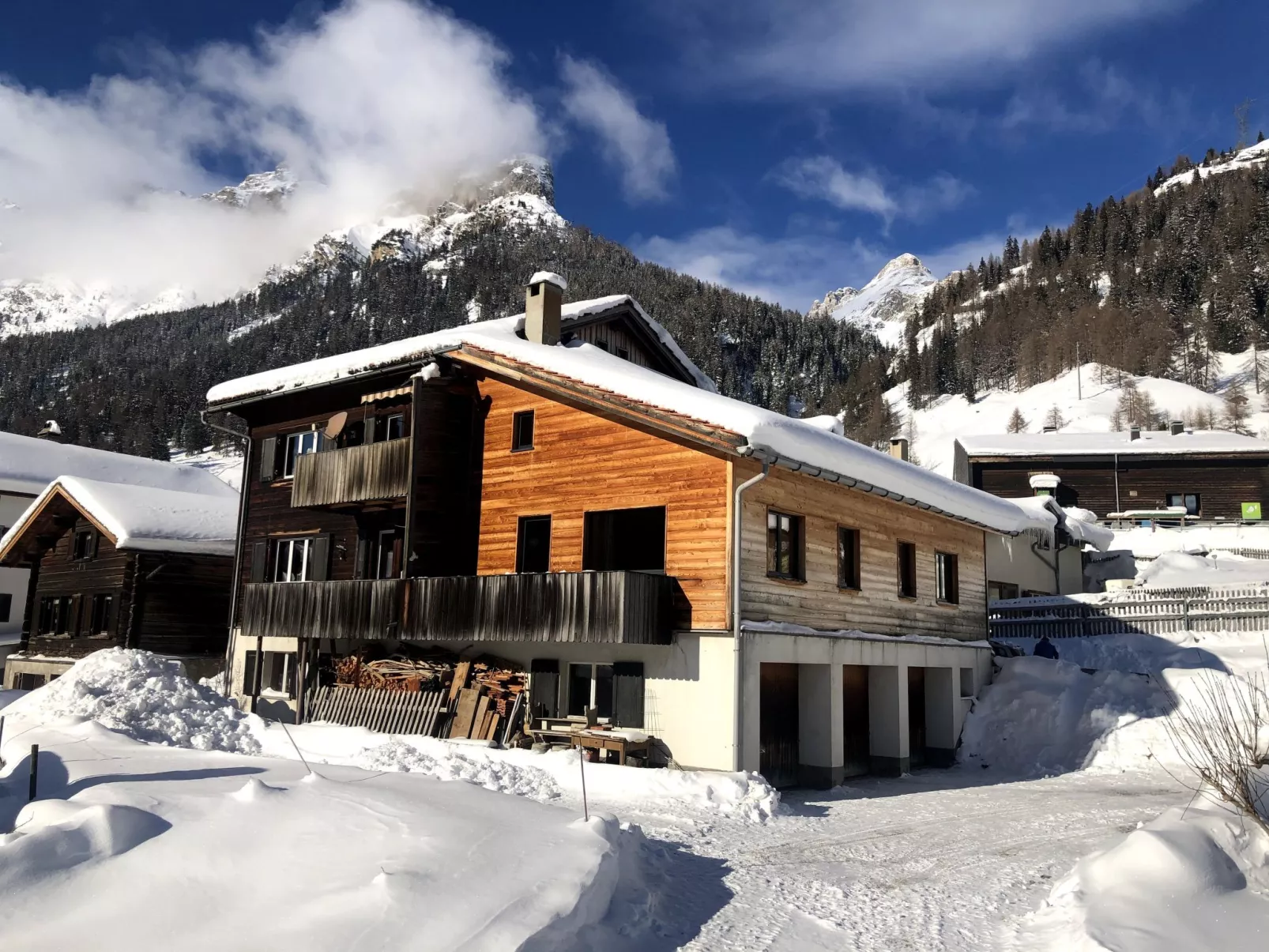 Wohnung Stücklihaus, (Sufers). - Buiten
