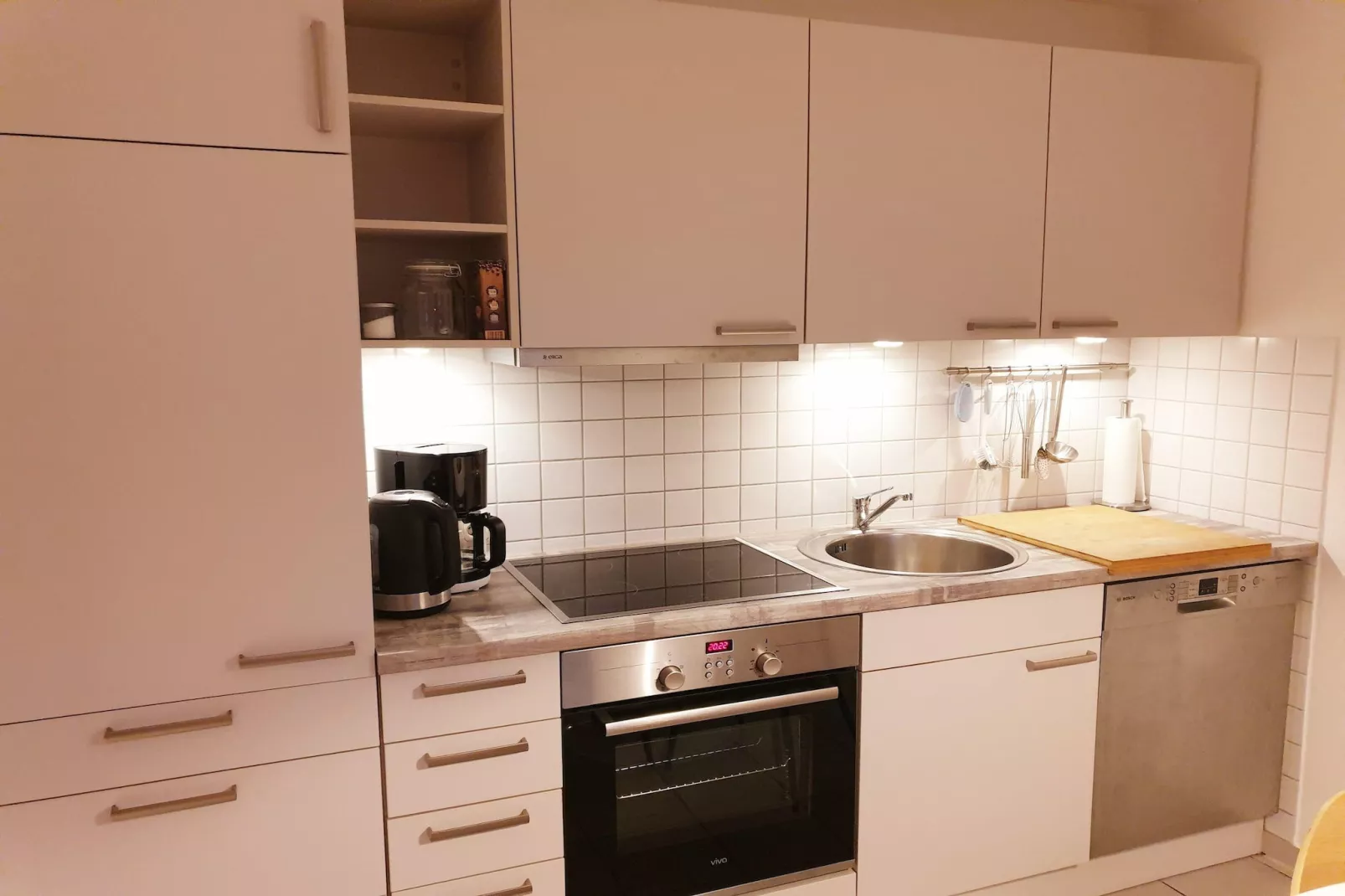 Ferienwohnung Terrasse und Aussicht - Keuken