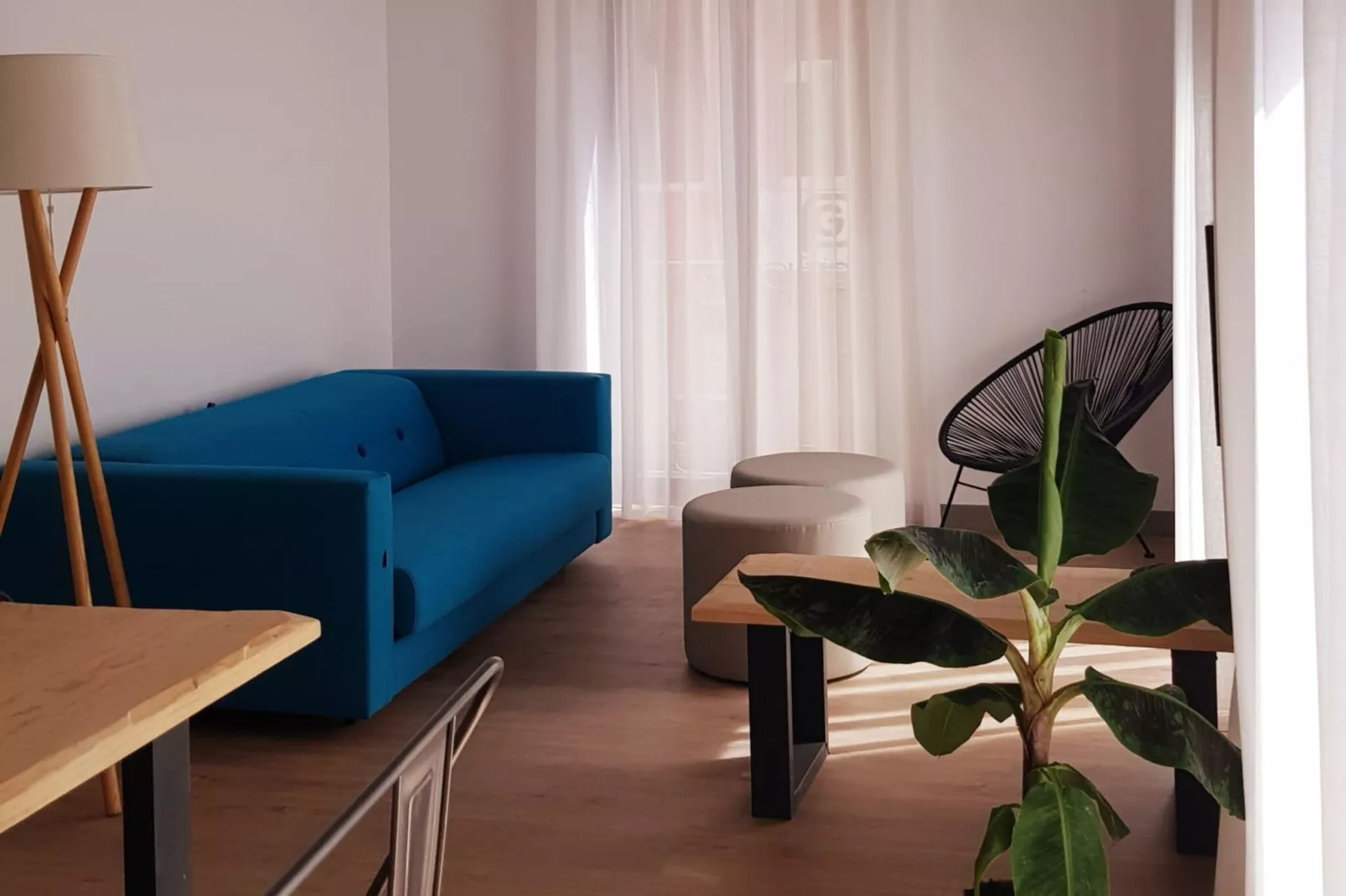 Apartamento superior con jacuzzy - Woonkamer