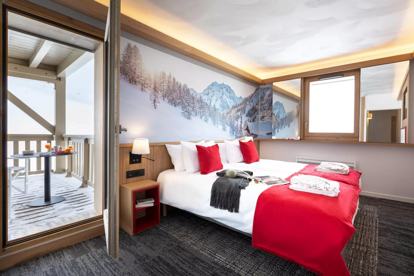 Village Club MMV Plagne 2000  Room for 3 people - Slaapkamer